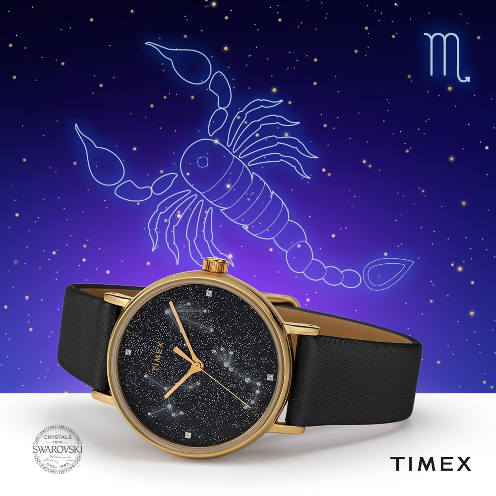 Timex TW2T87600 Crystal Celestial Opulence klasyczny zegarek różowe złoto