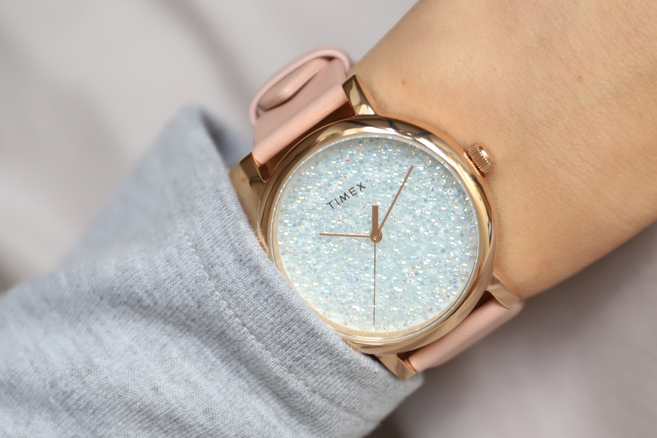zegarek Timex TW2T78000 kwarcowy damski Crystal Opulence - miniatura 6