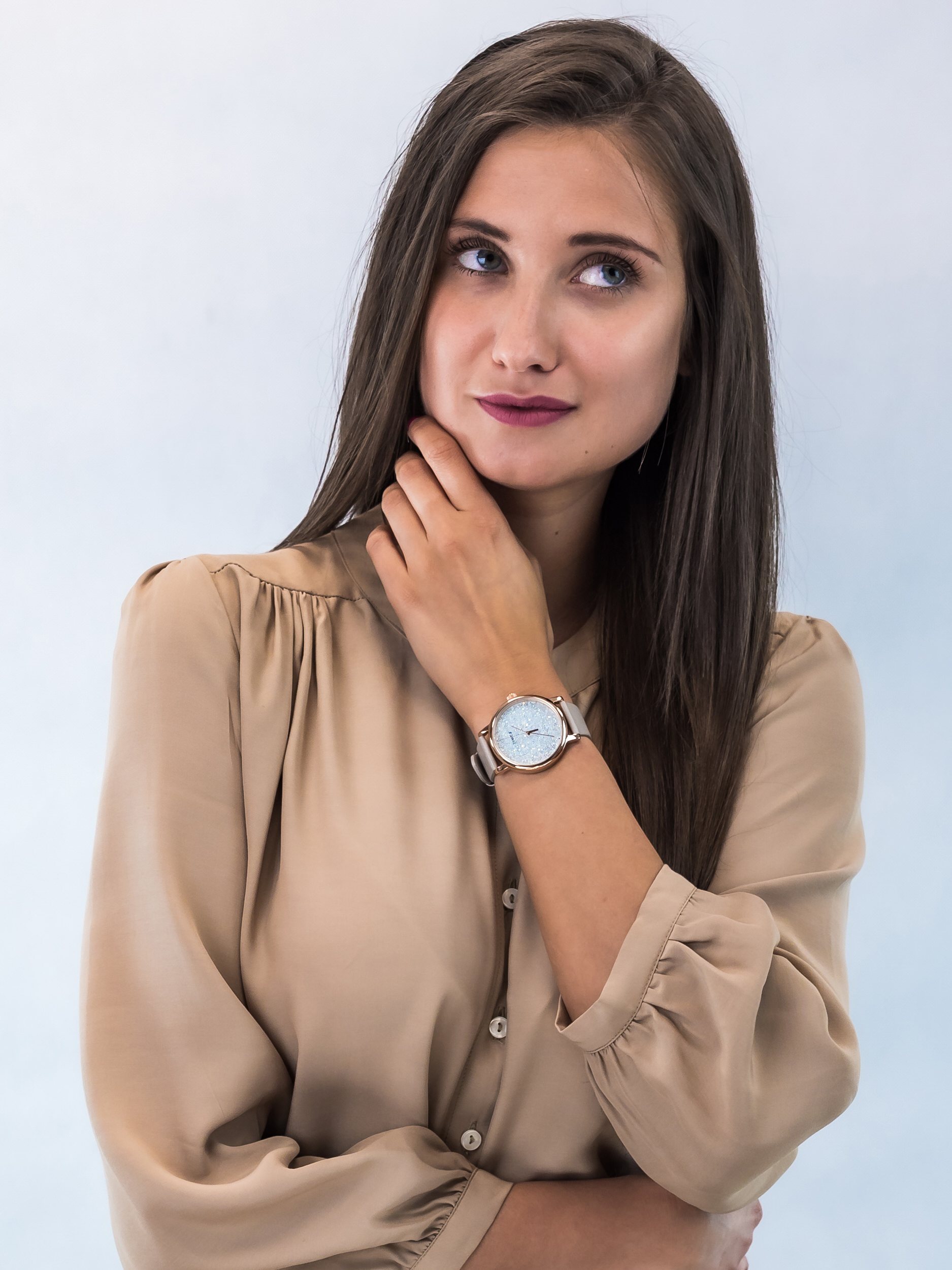 Timex TW2T78100 zegarek damski Crystal Opulence - miniatura 2