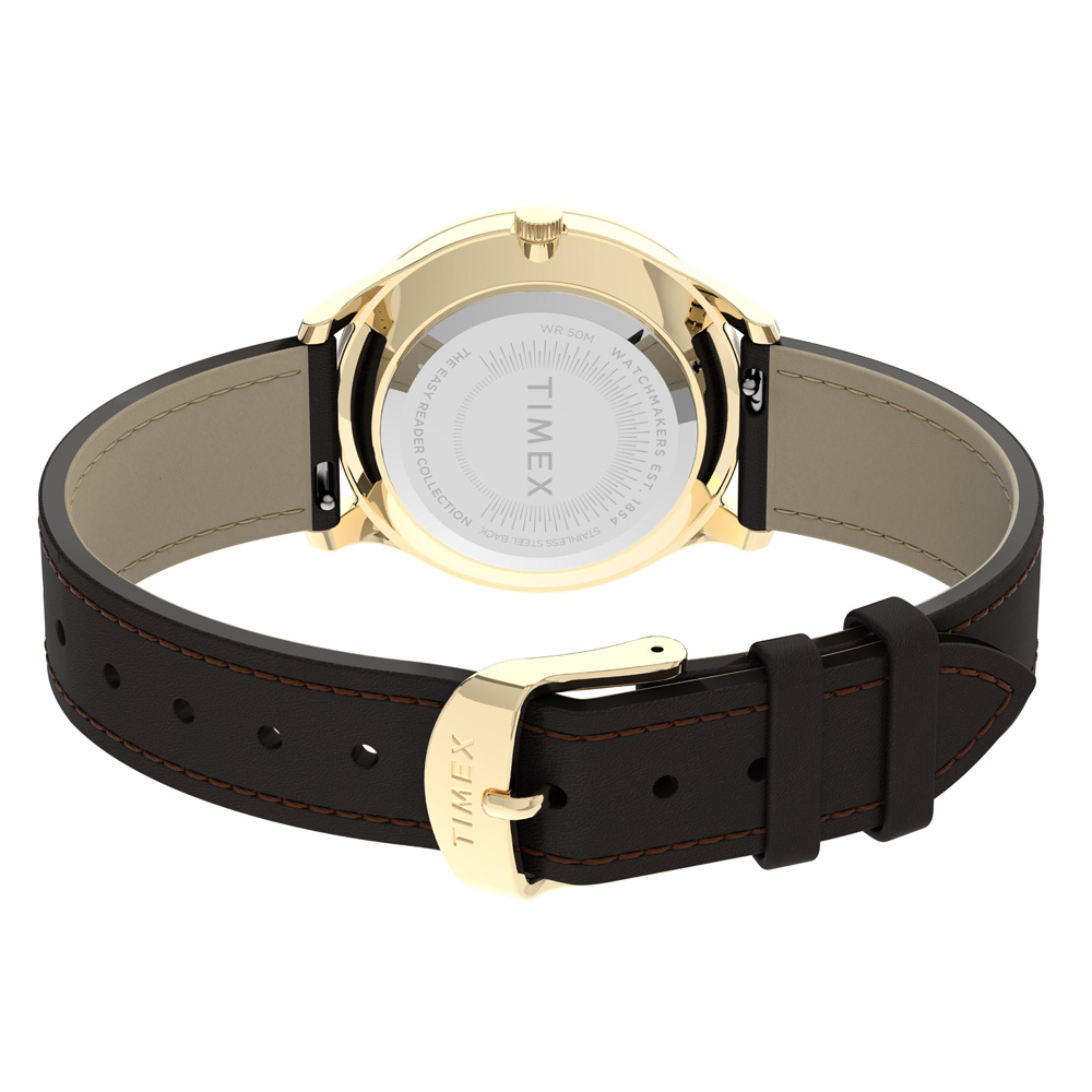 zegarek Timex TW2U21800 złoty Easy Reader - miniatura 7