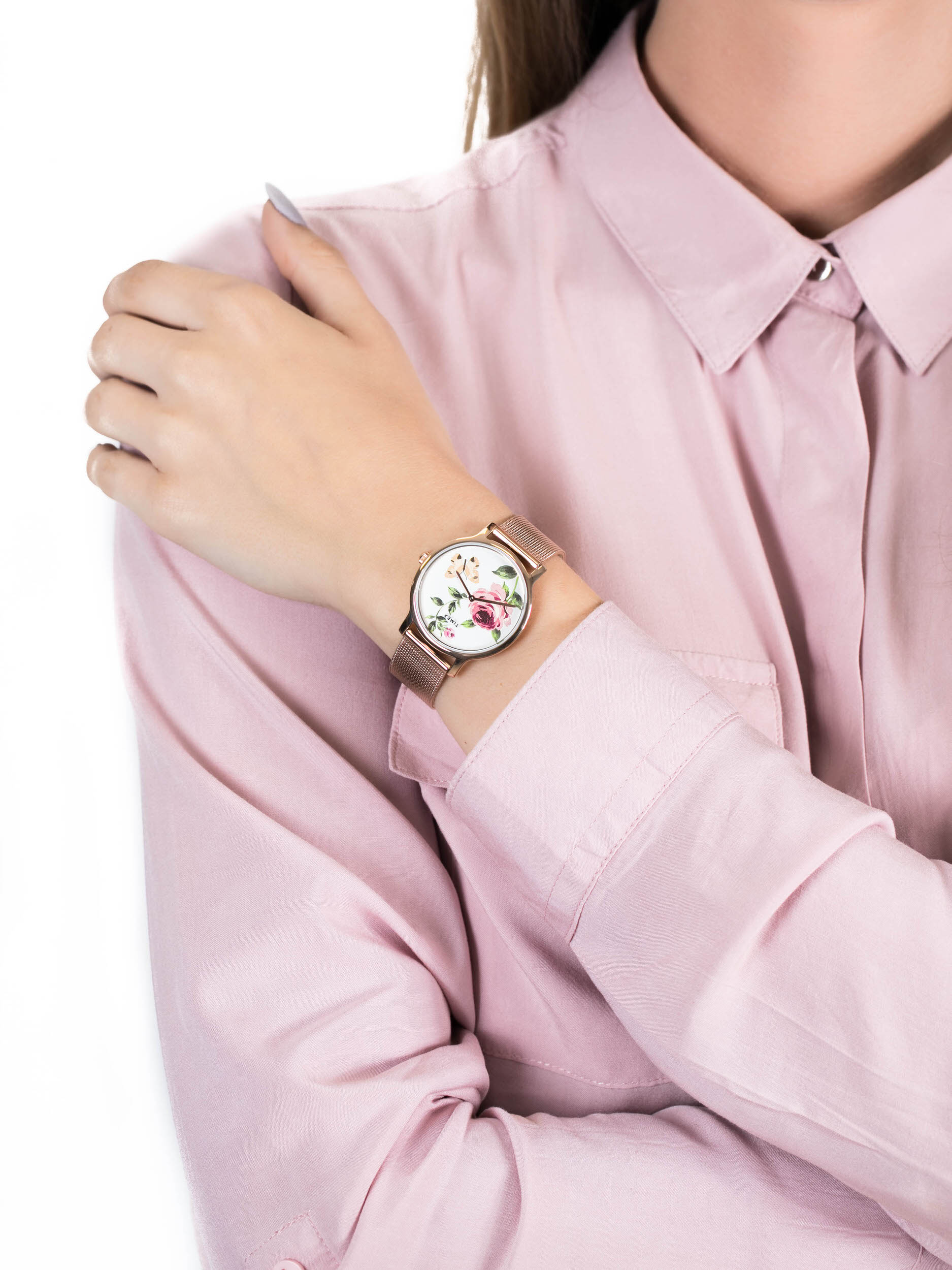Timex TW2U19000 damski zegarek Full Bloom bransoleta