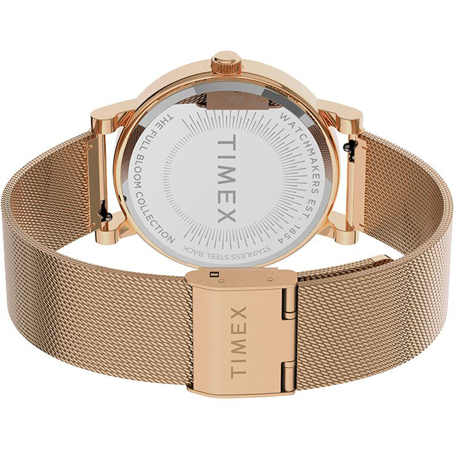 zegarek Timex TW2U19500 różowe złoto Full Bloom - miniatura 7