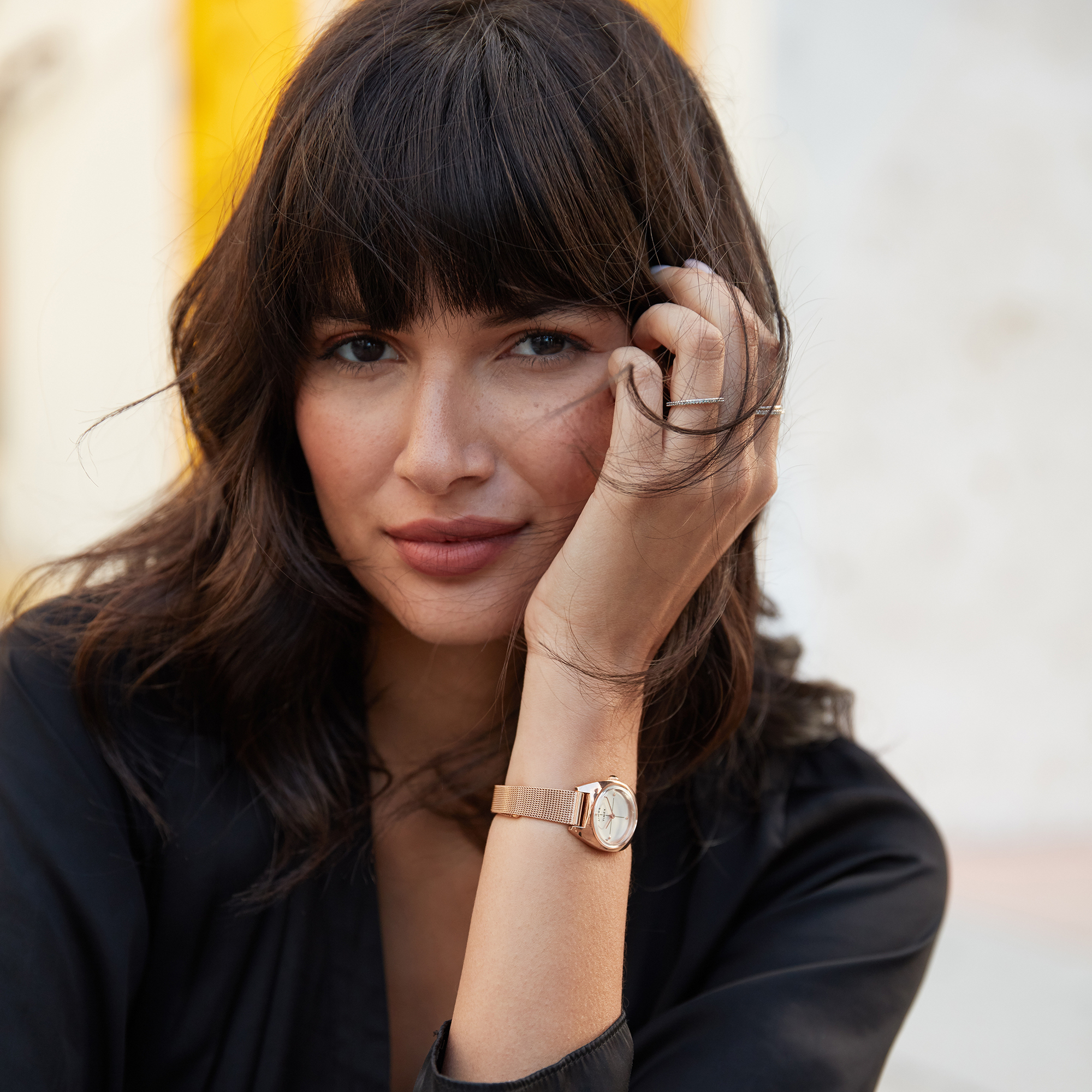 Timex TW2T37800 Milano Milano fashion/modowy zegarek różowe złoto - miniatura 9