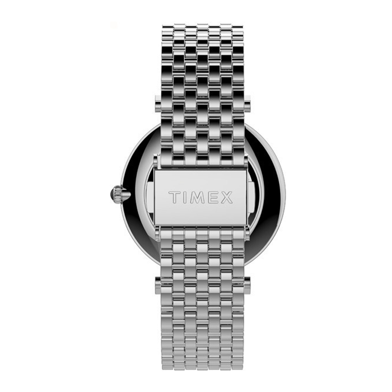 Timex TW2T79300 zegarek srebrny klasyczny Parisienne bransoleta