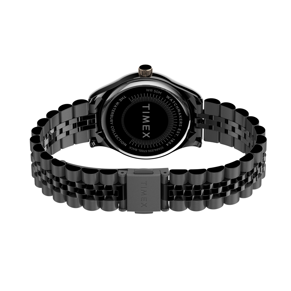 Timex TW2T74900 zegarek szary klasyczny Waterbury bransoleta - miniatura 6