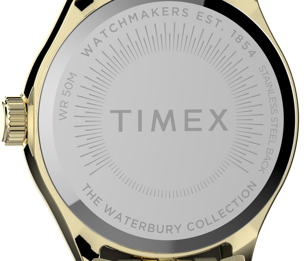 Timex TW2T86600 zegarek złoty klasyczny Waterbury bransoleta - miniatura 5