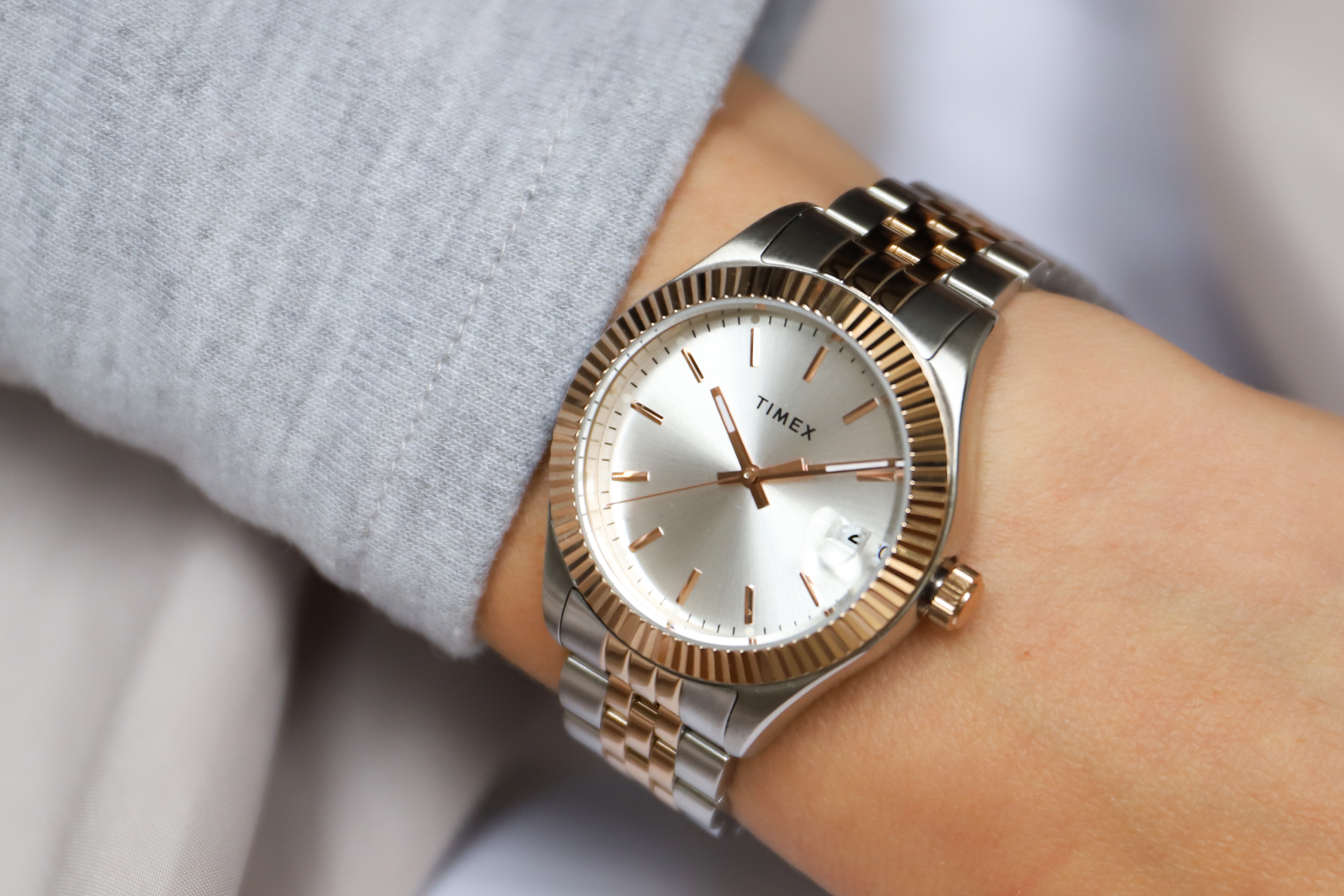 zegarek Timex TW2T87000 srebrny Waterbury - miniatura 9