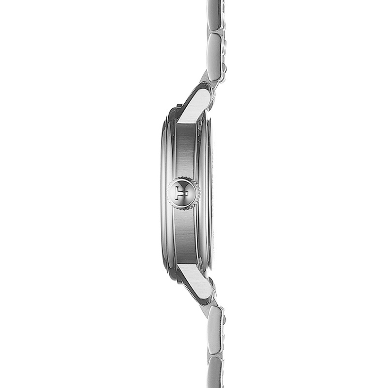 Tissot T097.010.11.038.00 zegarek srebrny elegancki Bridgeport bransoleta - miniatura 5
