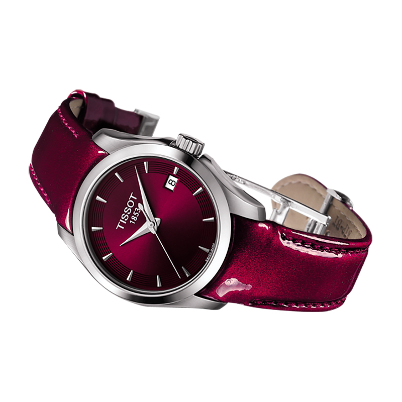 Tissot T035.210.16.371.01 damski zegarek Couturier pasek - miniatura 3