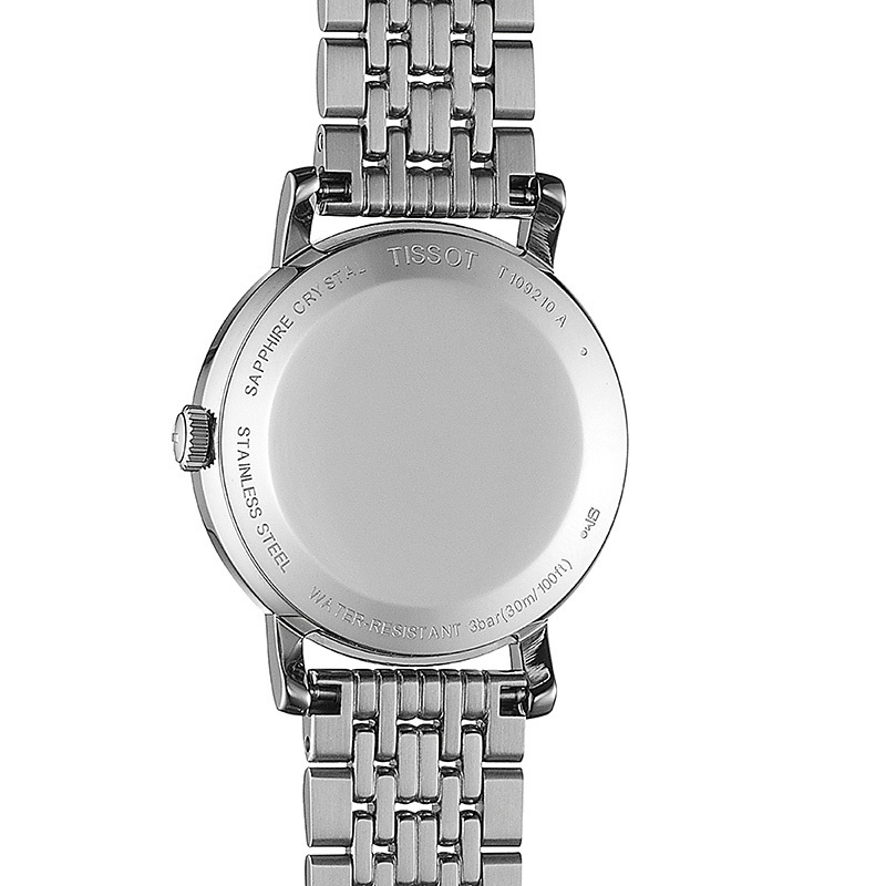 Tissot T109.210.11.053.00 zegarek srebrny klasyczny Everytime bransoleta - miniatura 5