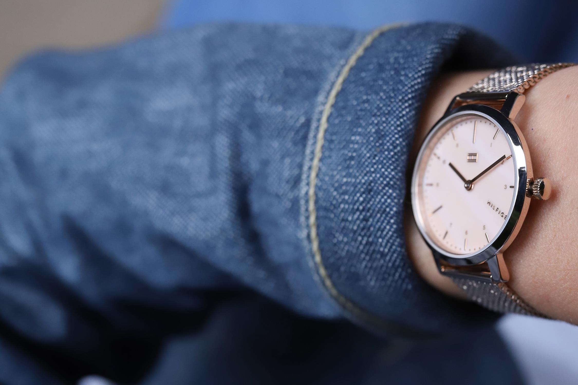 Tommy Hilfiger 1782042 zegarek różowe złoto fashion/modowy Damskie bransoleta - miniatura 5