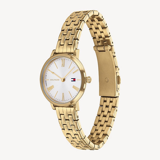 Tommy Hilfiger 1782054 zegarek złoty klasyczny Damskie bransoleta - miniatura 5