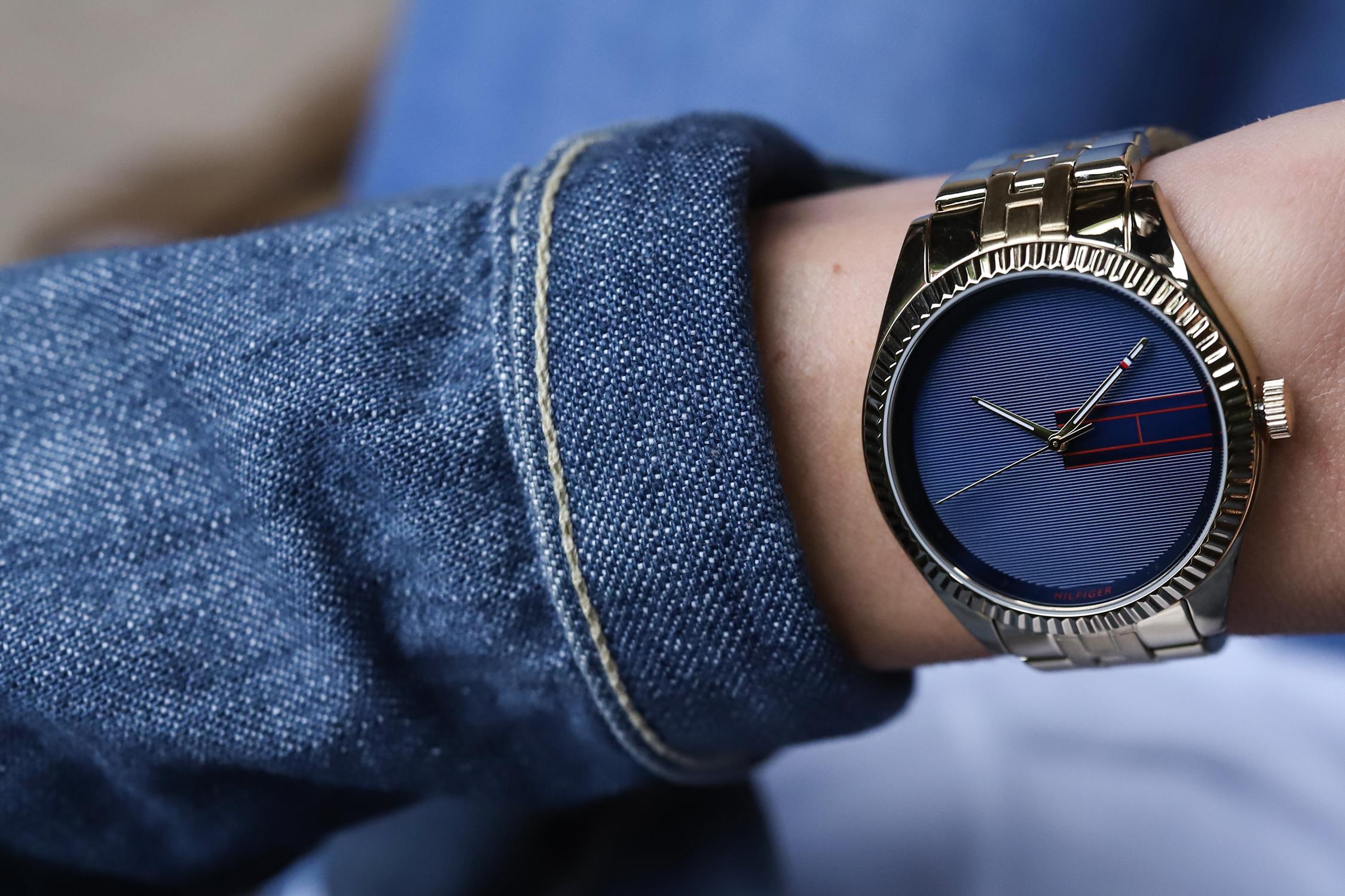 Tommy Hilfiger 1782081 Damskie klasyczny zegarek złoty - miniatura 9