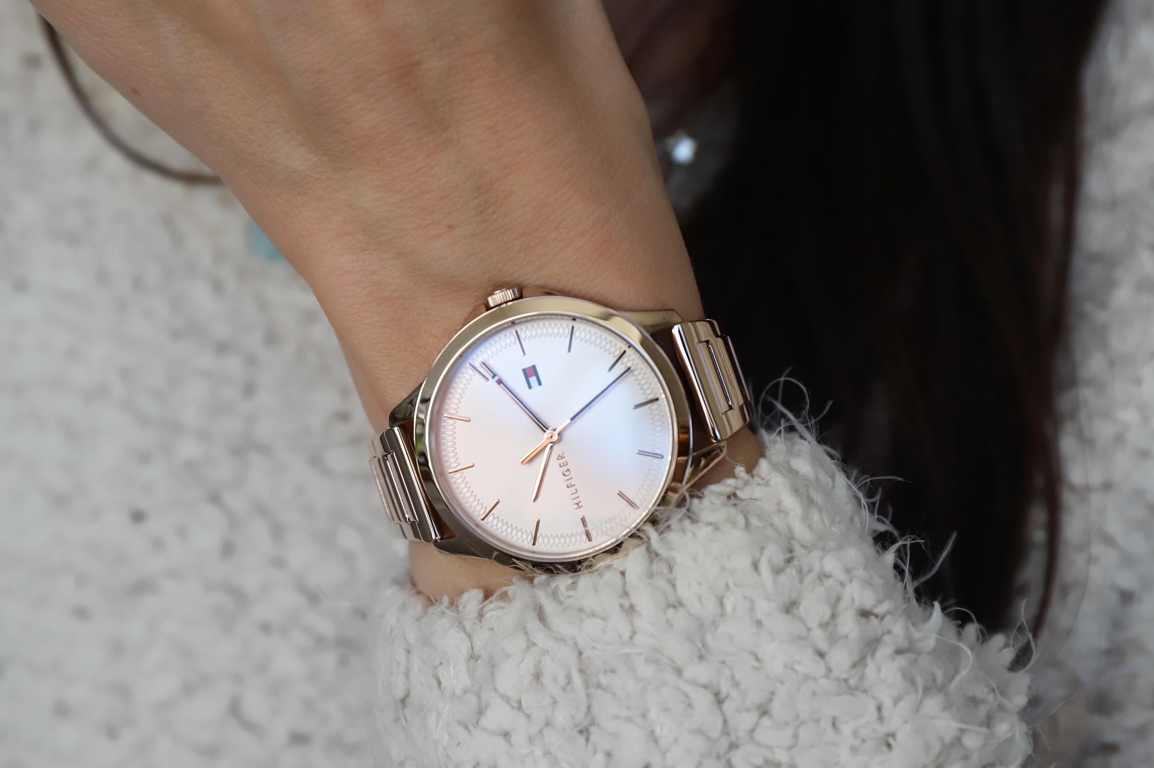 Tommy Hilfiger 1782087 Damskie klasyczny zegarek różowe złoto - miniatura 9