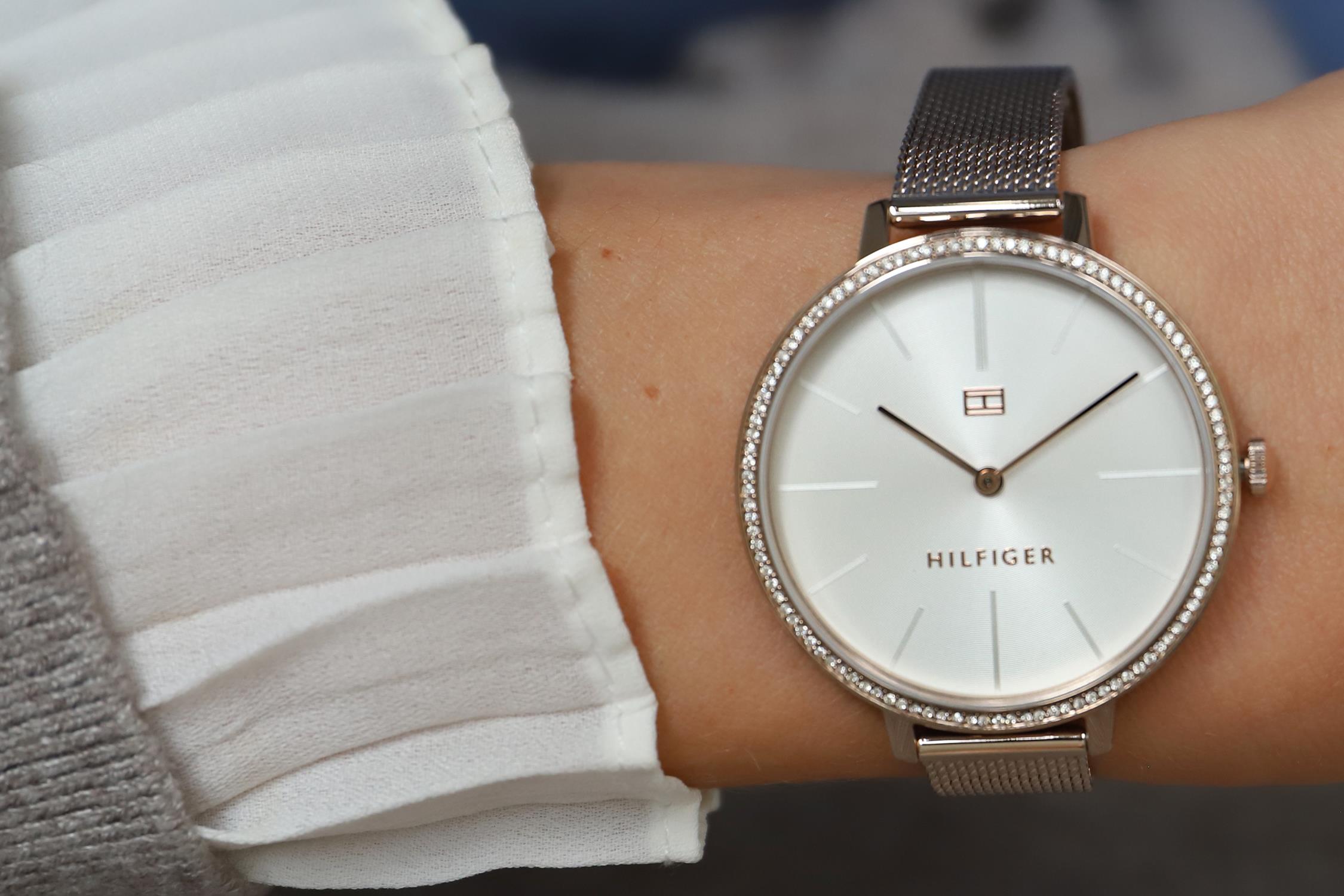 Tommy Hilfiger 1782115 zegarek różowe złoto klasyczny Damskie bransoleta - miniatura 5