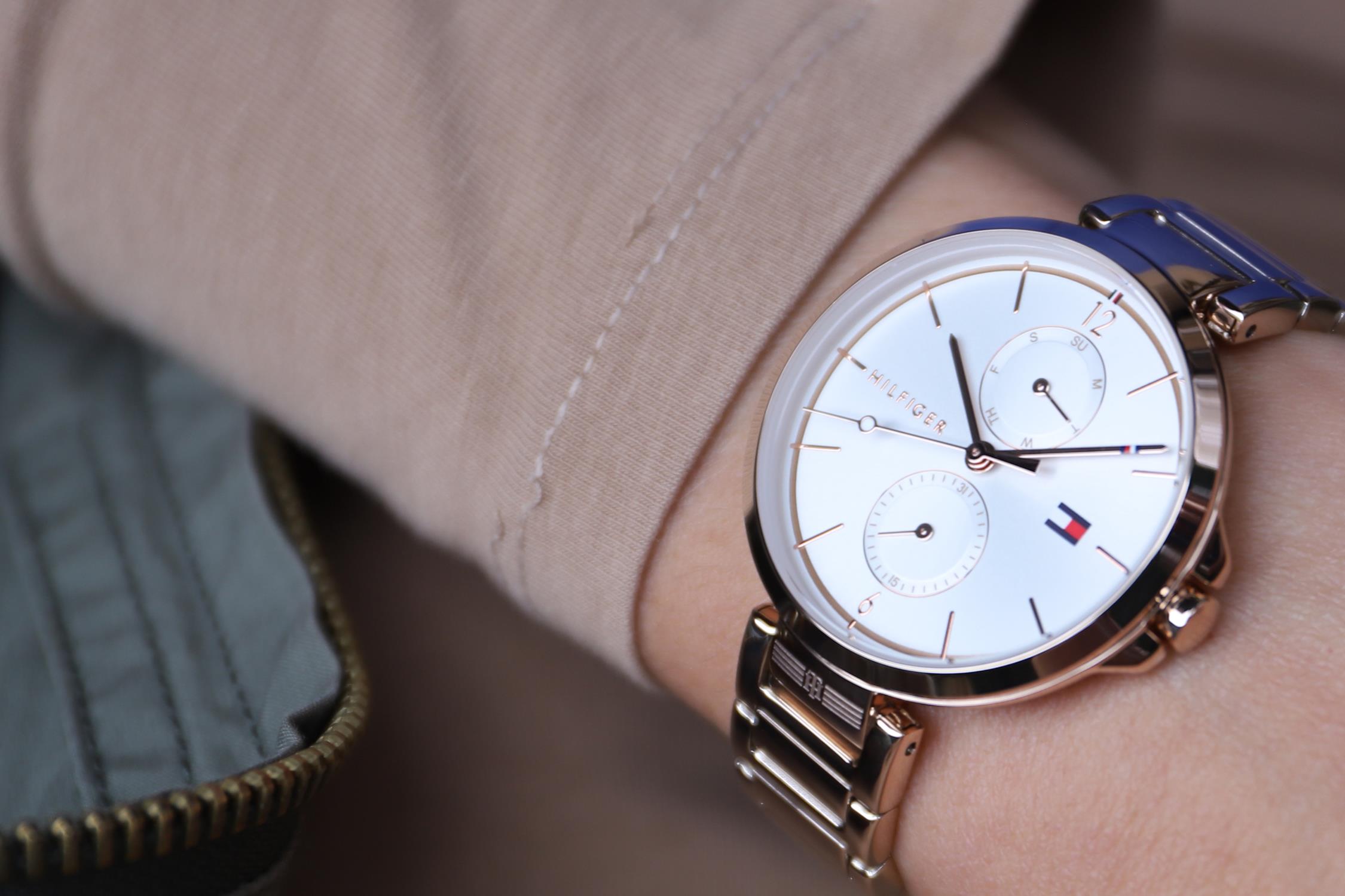 zegarek Tommy Hilfiger 1782124 różowe złoto Damskie - miniatura 7