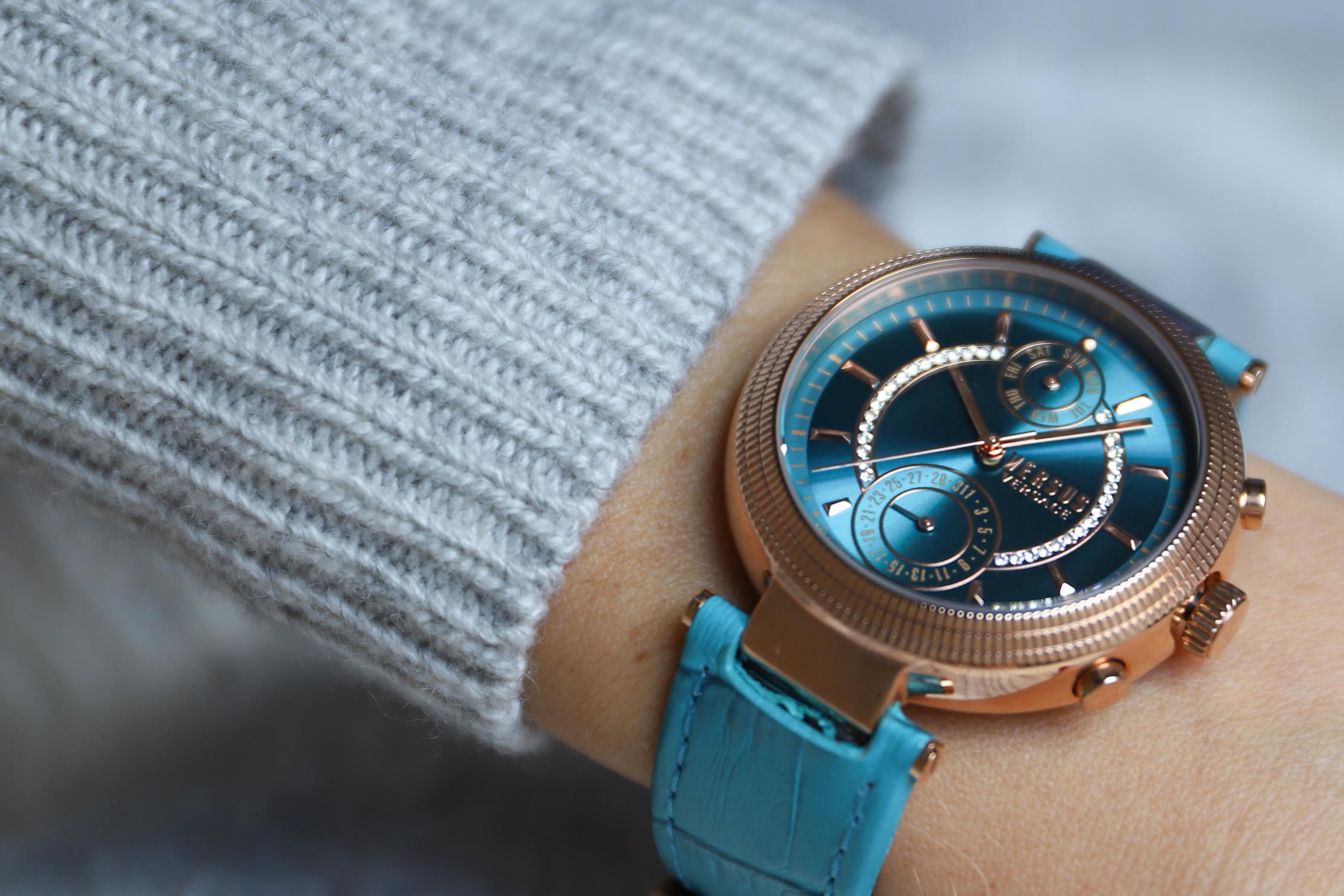 zegarek Versus Versace S79050017 różowe złoto Damskie - miniatura 7