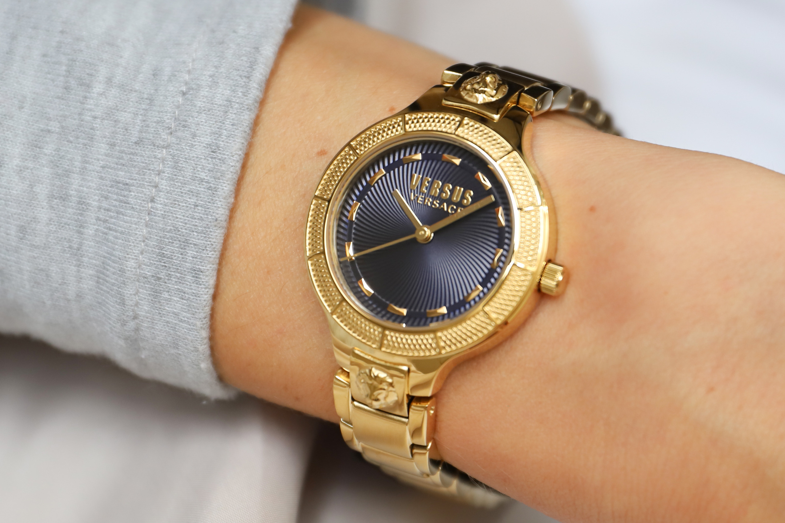 zegarek Versus Versace VSP480618 złoty Damskie - miniatura 7