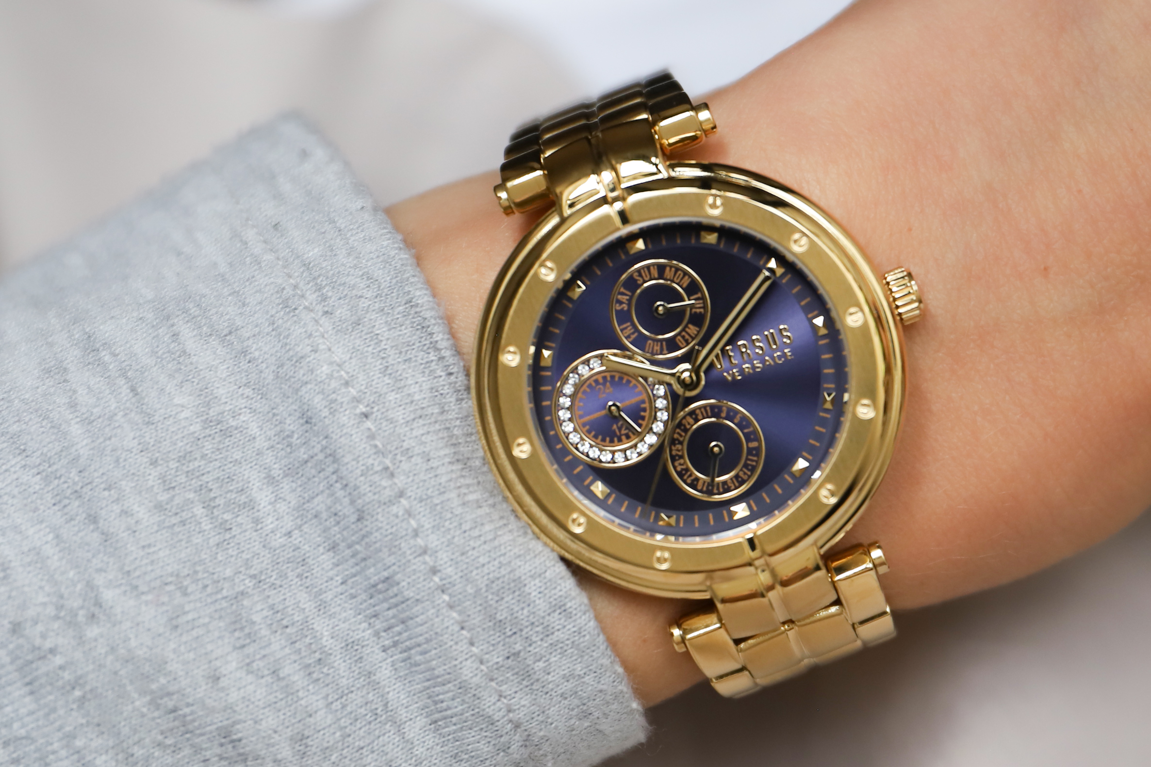 zegarek Versus Versace VSP500518 złoty Damskie - miniatura 7