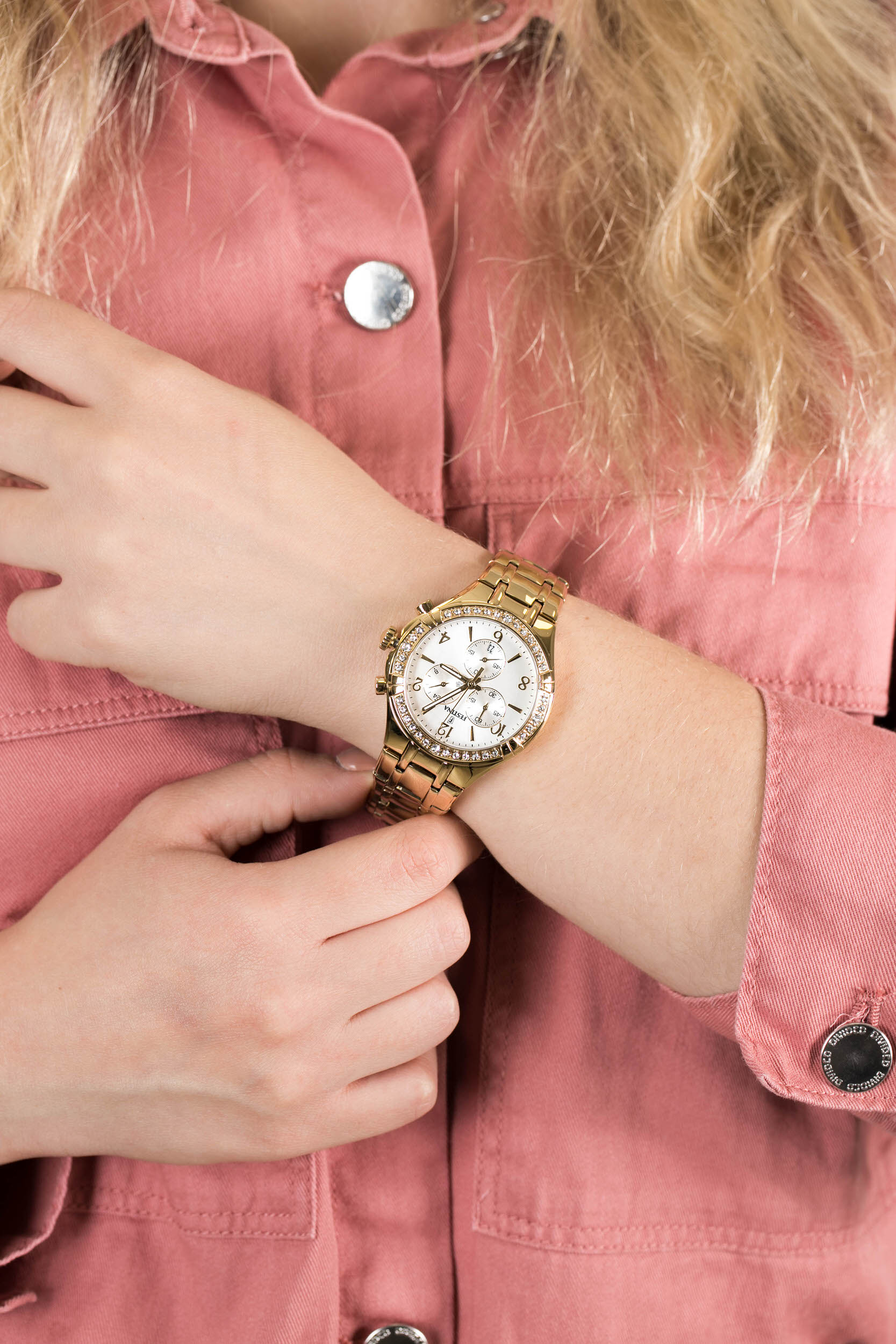 zegarek Festina F20395-1 Boyfriend Chronograph damski z chronograf Boyfriend - miniatura 3