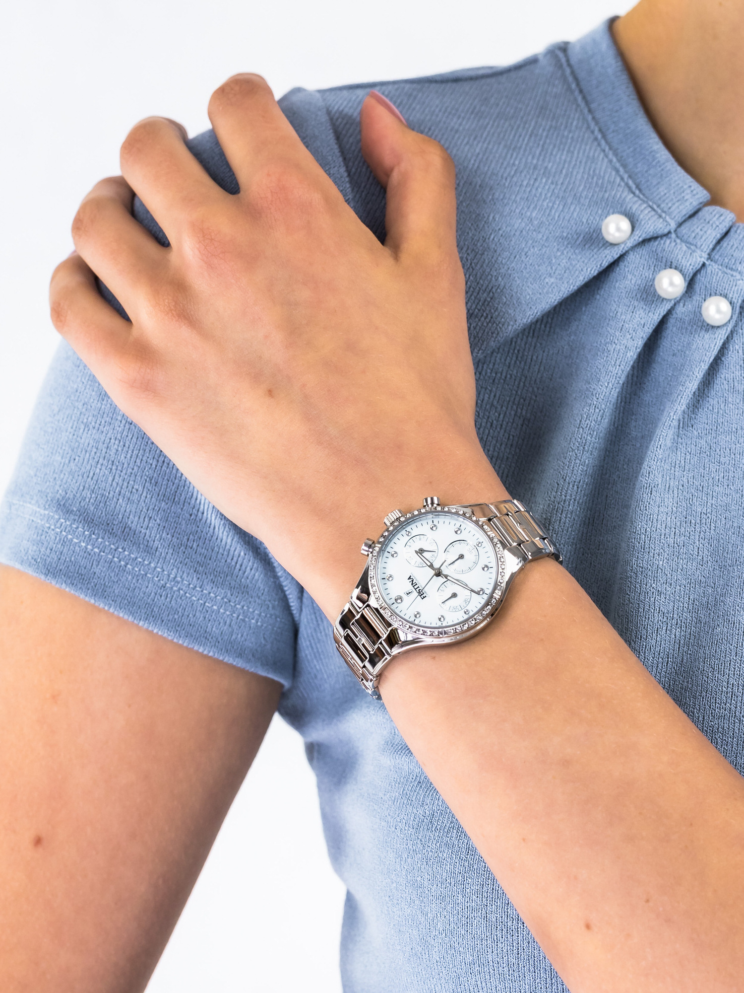 zegarek Festina F20401-2 Boyfriend Collection Chronograph damski z chronograf Boyfriend - miniatura 3