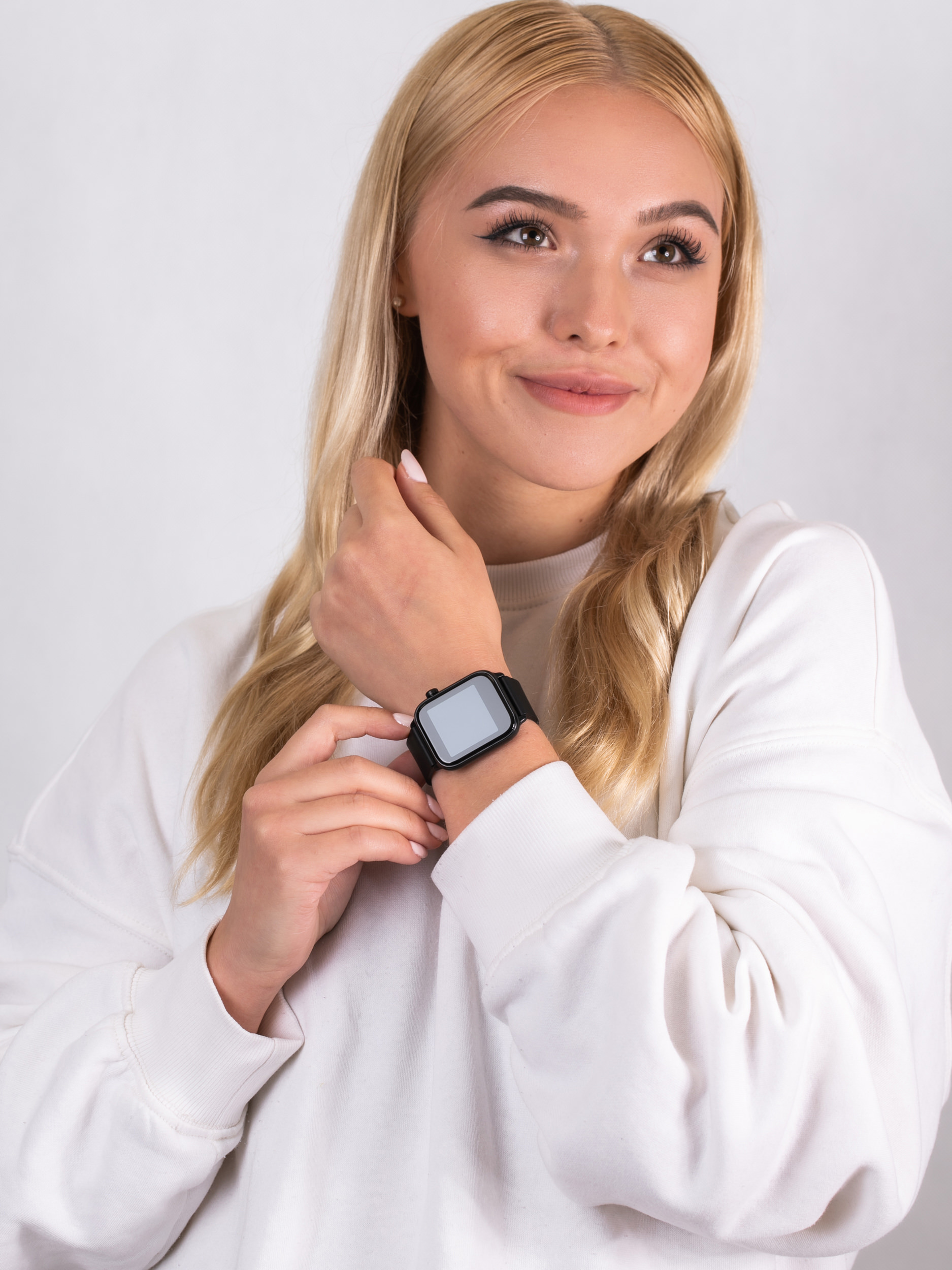zegarek Rubicon RNCE56BIBX01AX damski z krokomierz Smartwatch - miniatura 2