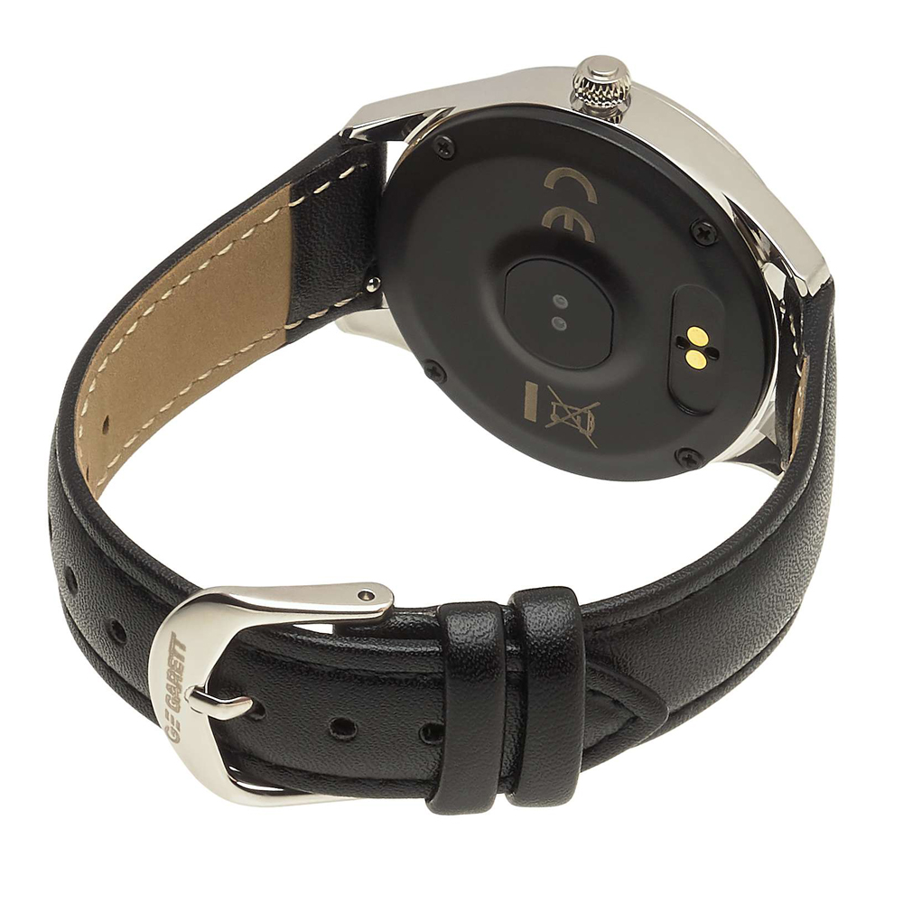 zegarek Garett 5903246287240 kwarcowy damski Damskie Smartwatch Garett Women Naomi RT czarny skórzany