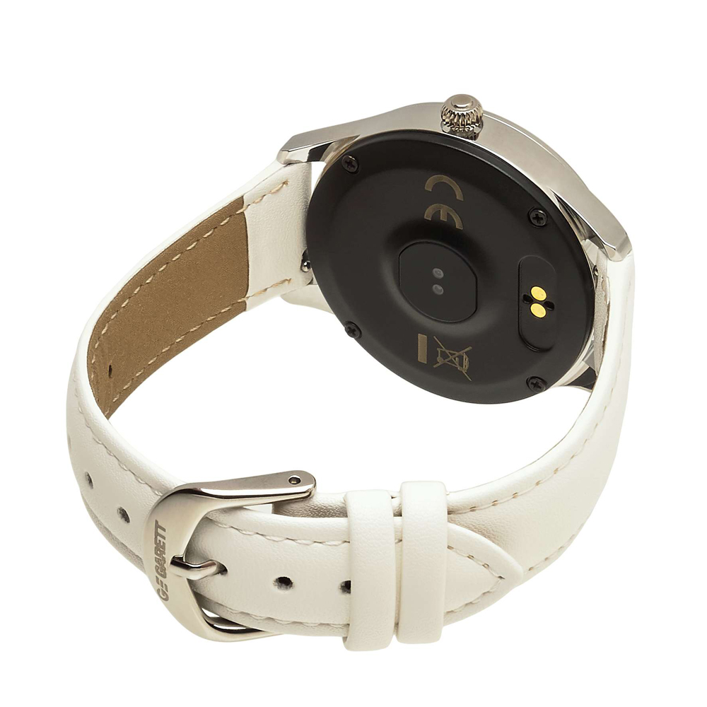 zegarek Garett 5903246287257 Smartwatch Garett Women Naomi RT biały skórzany damski z krokomierz Damskie - miniatura 6