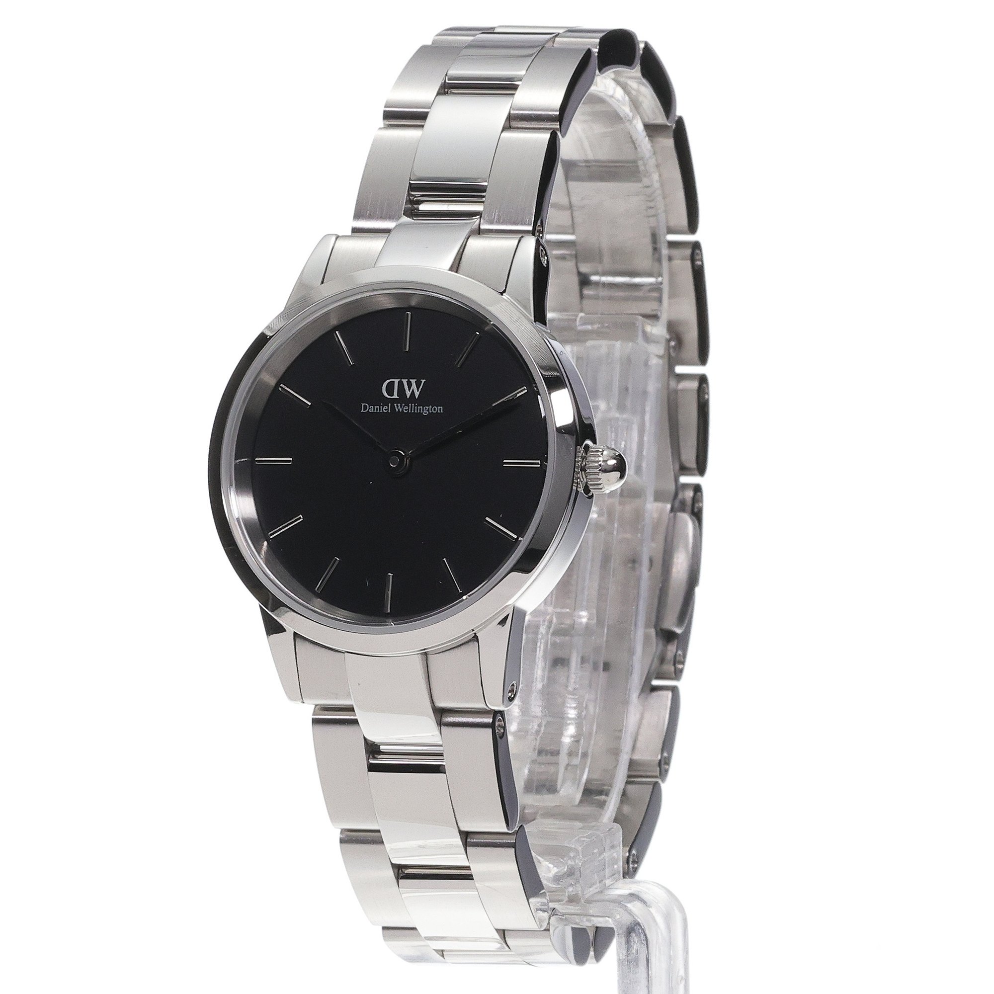 zegarek Daniel Wellington DW00100208 Iconic Link Silver 28mm Iconic mineralne - miniatura 2