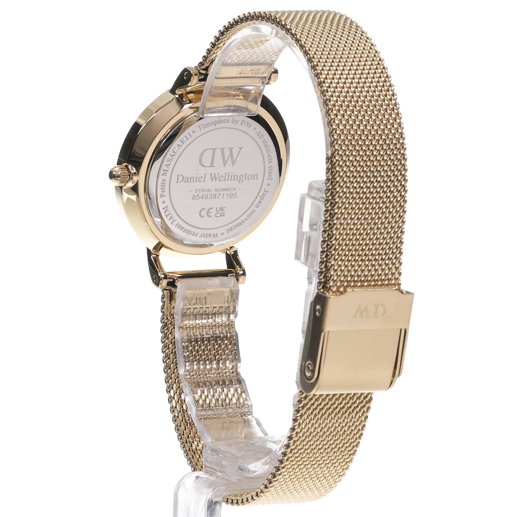 zegarek Daniel Wellington DW00100349 kwarcowy damski Petite Petite Evergold 28mm - miniatura 4