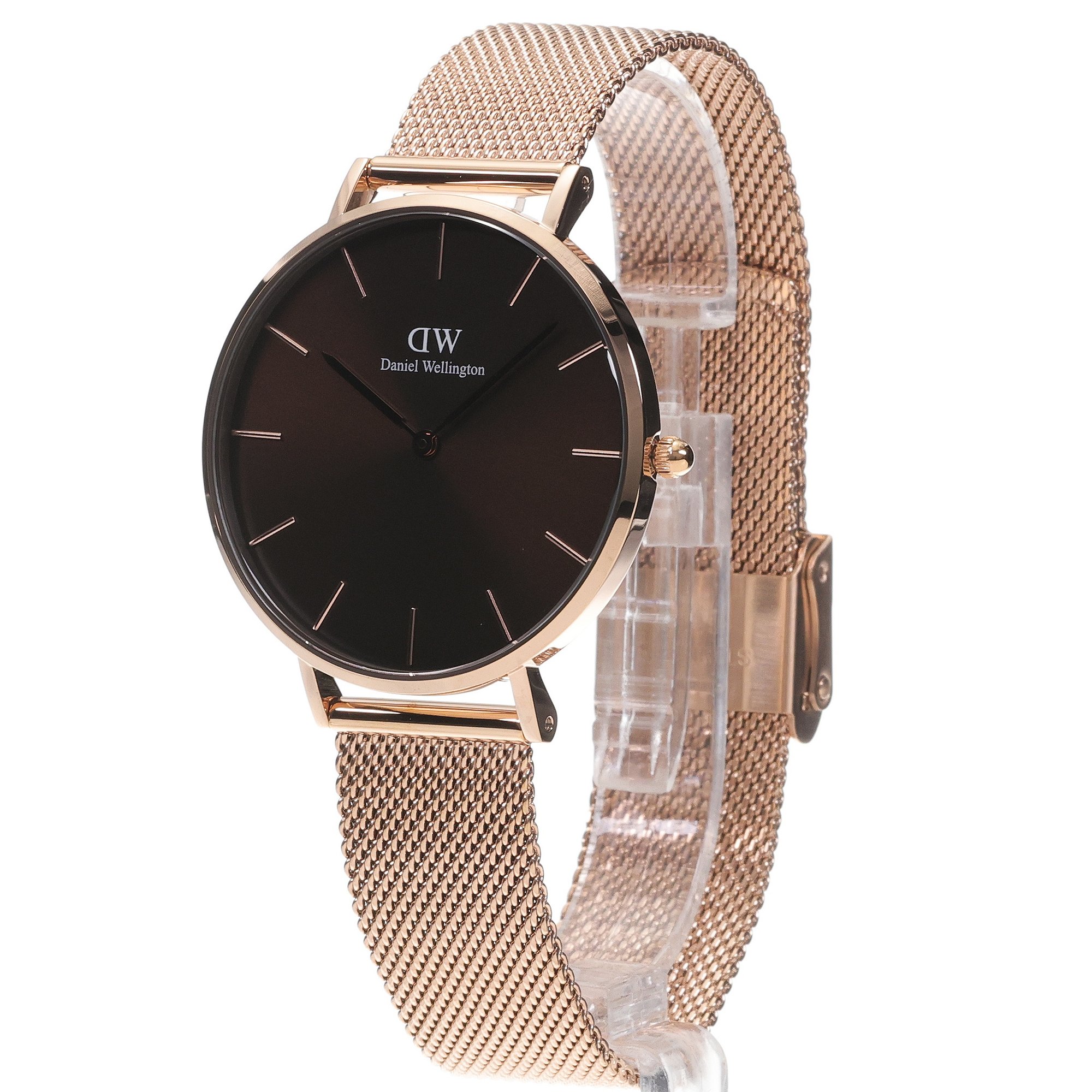 zegarek Daniel Wellington DW00100478 kwarcowy damski Petite Petite Amber Rose Gold 36mm - miniatura 2
