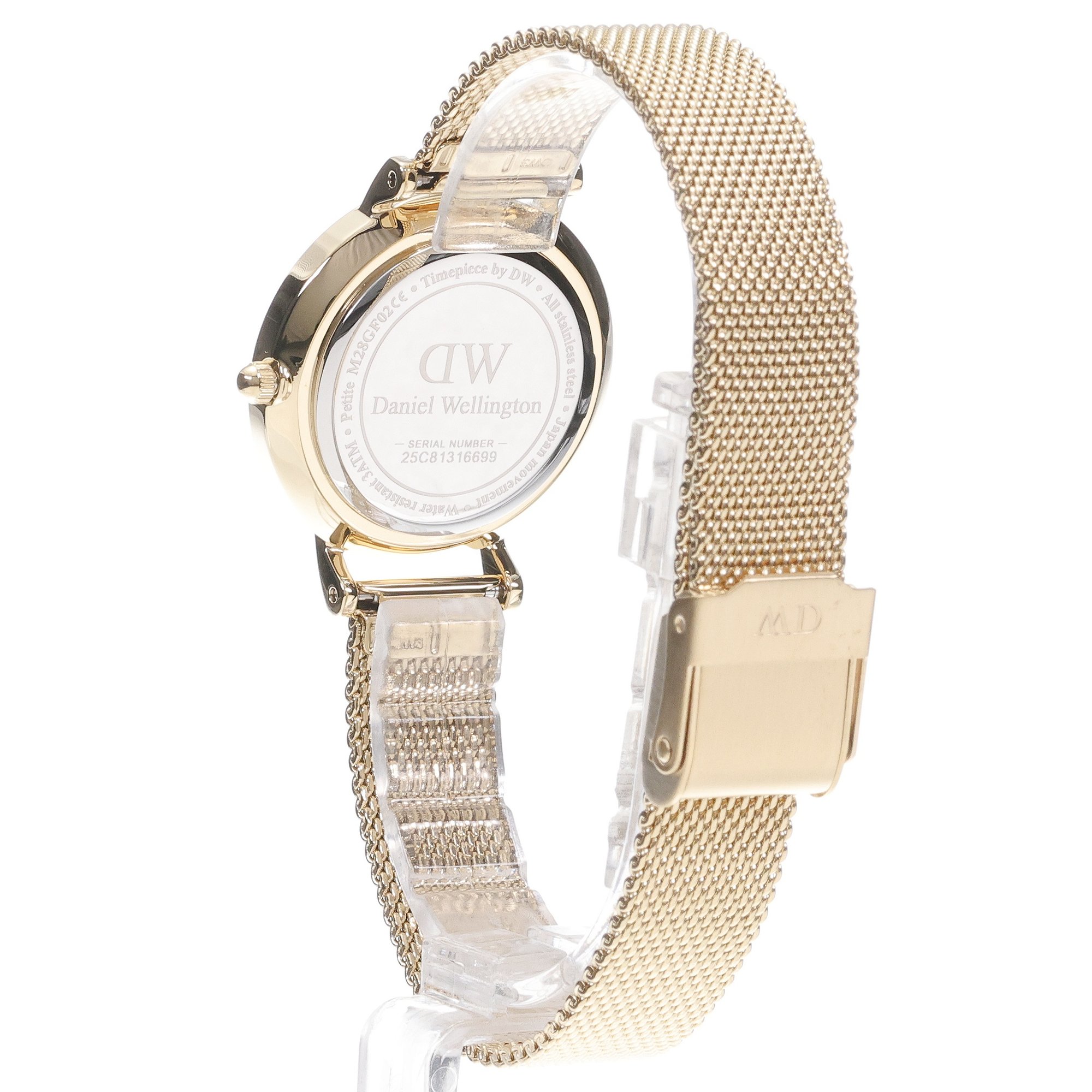 zegarek Daniel Wellington DW00100479 kwarcowy damski Petite Petite Emerald Gold 28mm