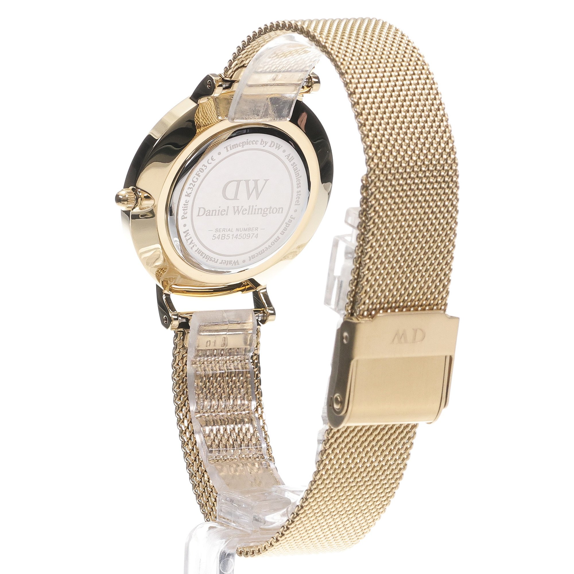 zegarek Daniel Wellington DW00100480 kwarcowy damski Petite Petite Emerald Gold 32mm