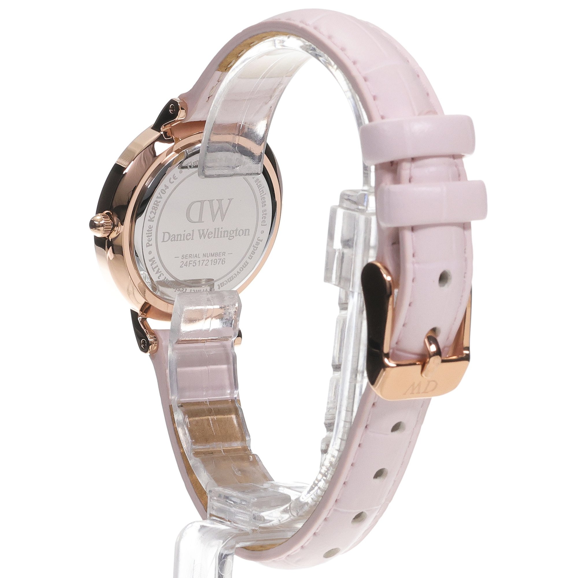 zegarek Daniel Wellington DW00100511 kwarcowy damski Petite Petite Melrose Pearl 28mm - miniatura 4