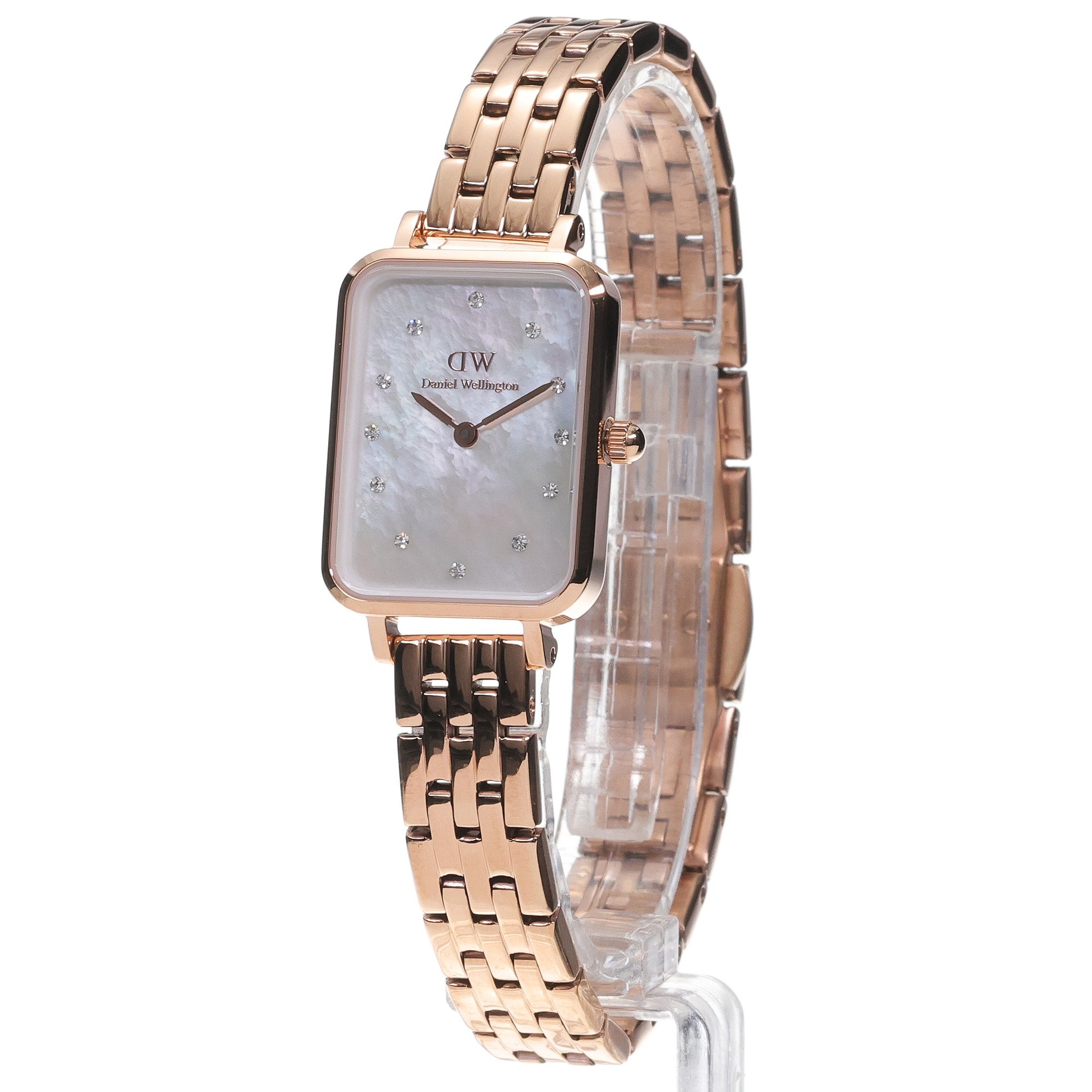 zegarek Daniel Wellington DW00100620 różowe złoto Quadro - miniatura 2