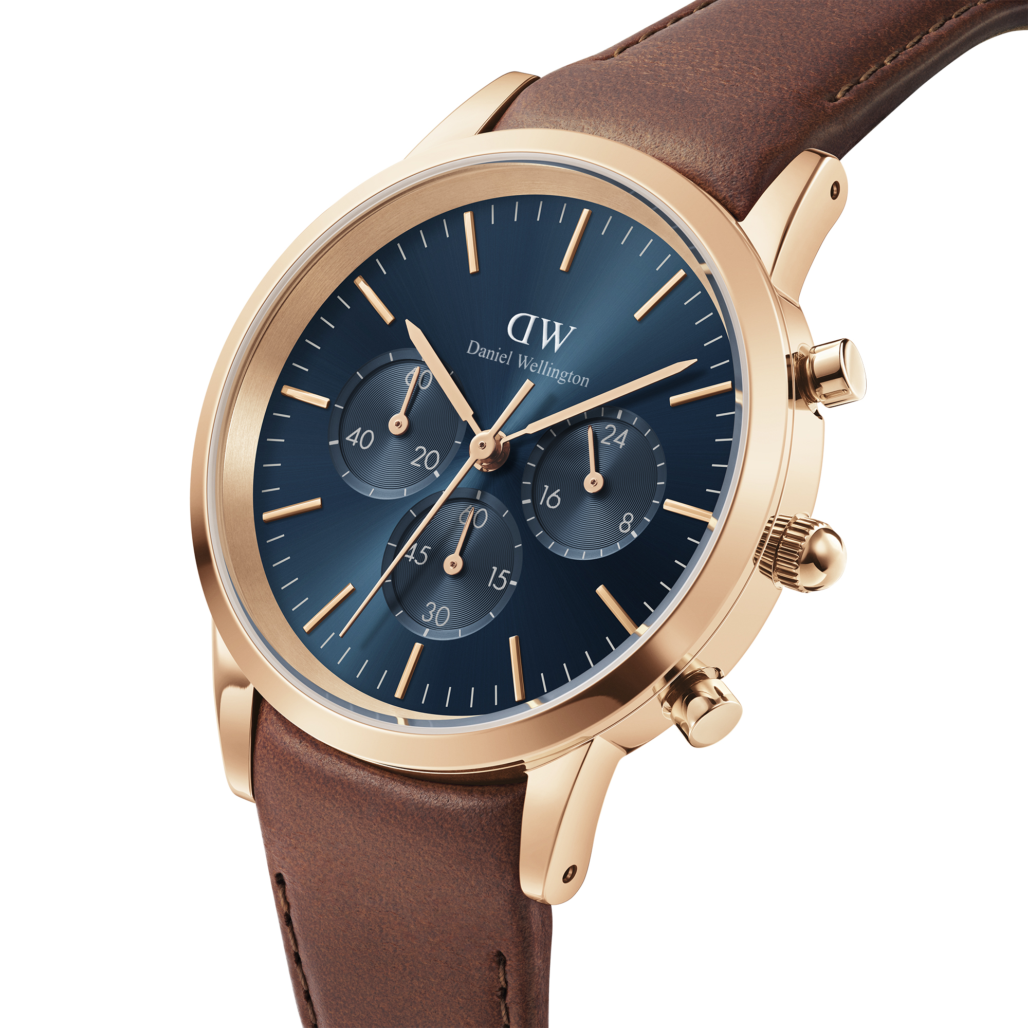 zegarek Daniel Wellington DW00100639 Iconic Chronograph St Mawes Arctic S 42 mm męski z chronograf Iconic - miniatura 2