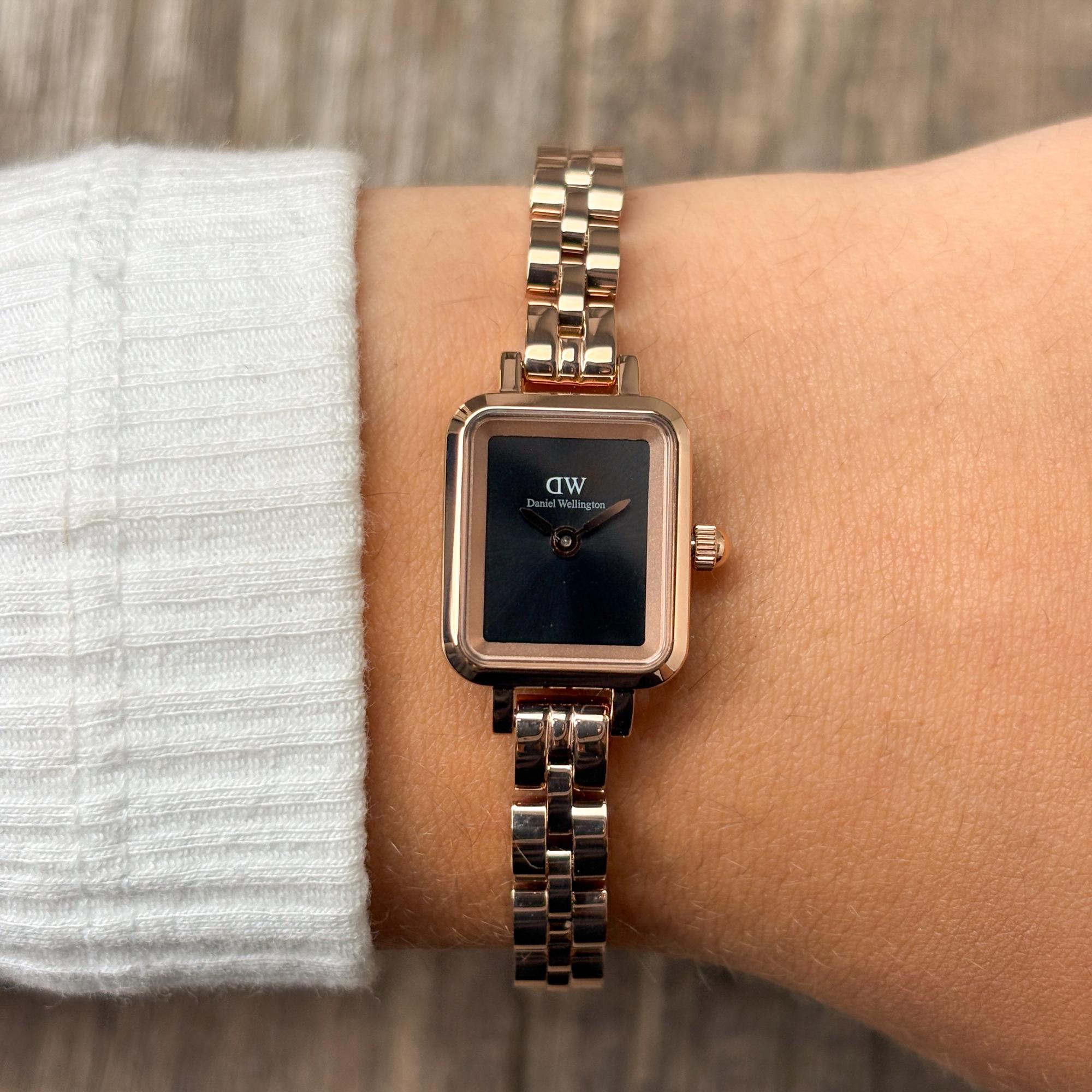 zegarek Daniel Wellington DW00100848 różowe złoto Quadro - miniatura 7