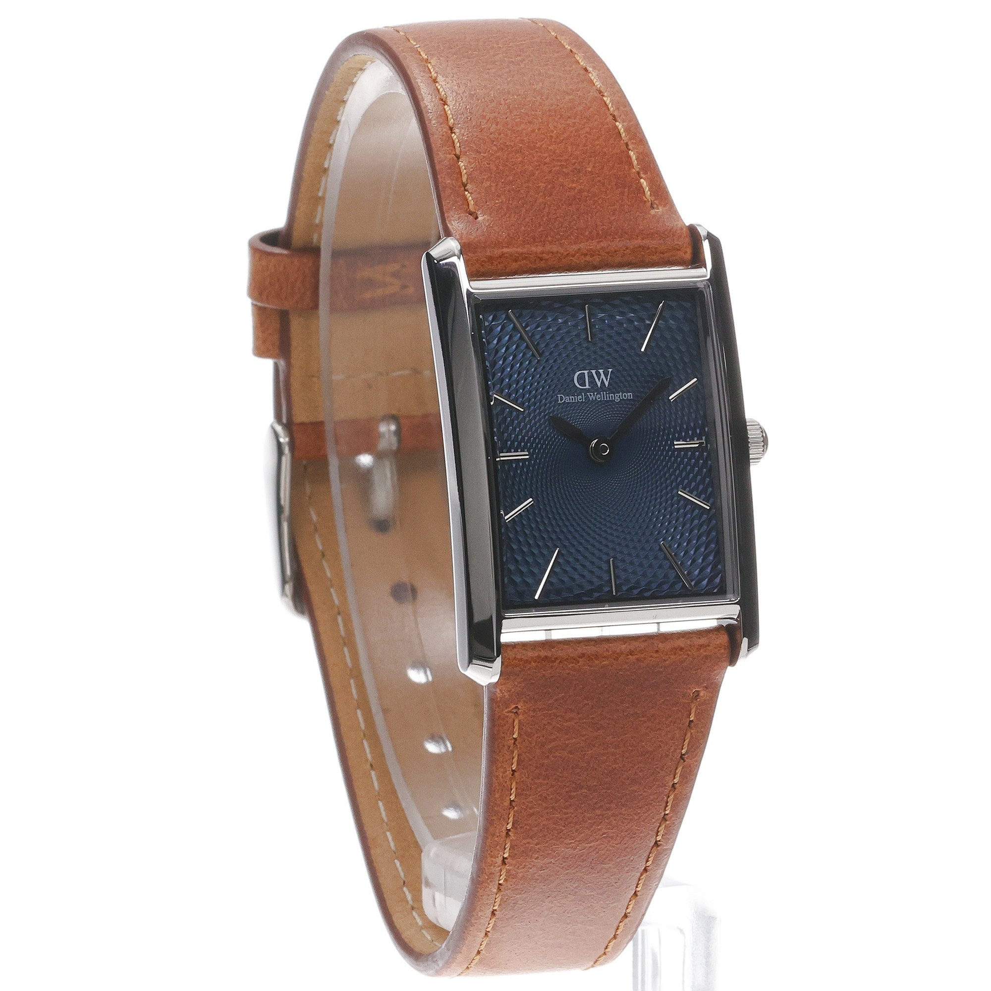 zegarek Daniel Wellington DW00100900 kwarcowy męski Męskie Bound Light Brown Arctic Guilloche Silver