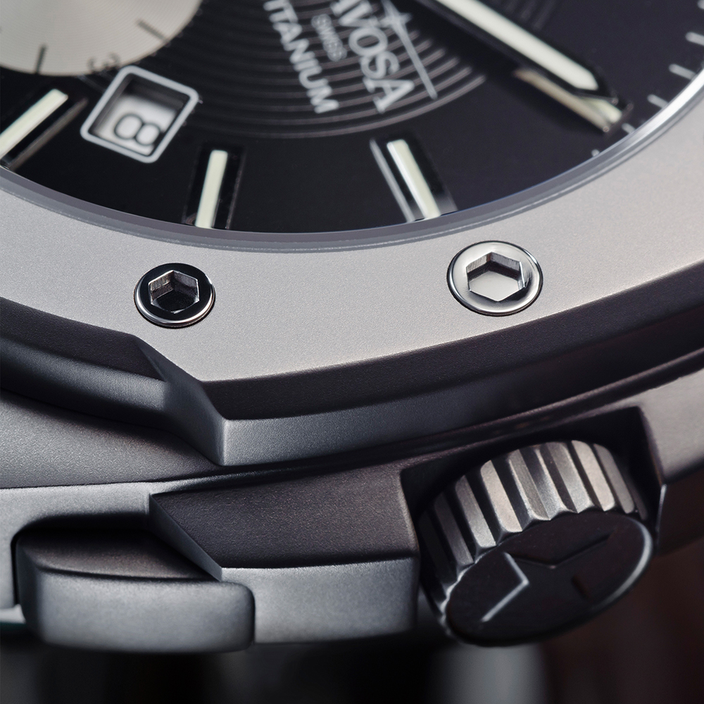 zegarek Davosa 161.503.55 TITANIUM CHRONOGRAPH męski z chronograf Performance - miniatura 3