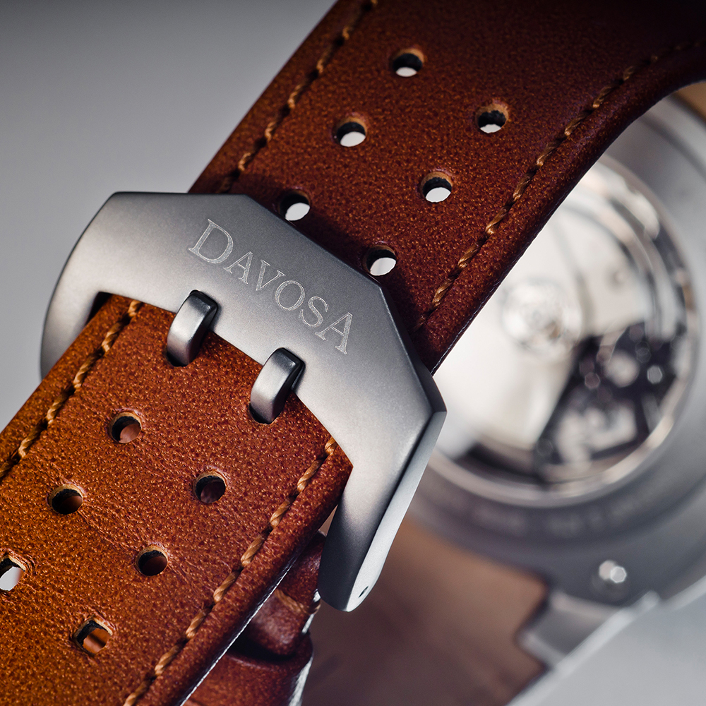Davosa 161.503.55 TITANIUM CHRONOGRAPH zegarek klasyczny Performance - miniatura 4