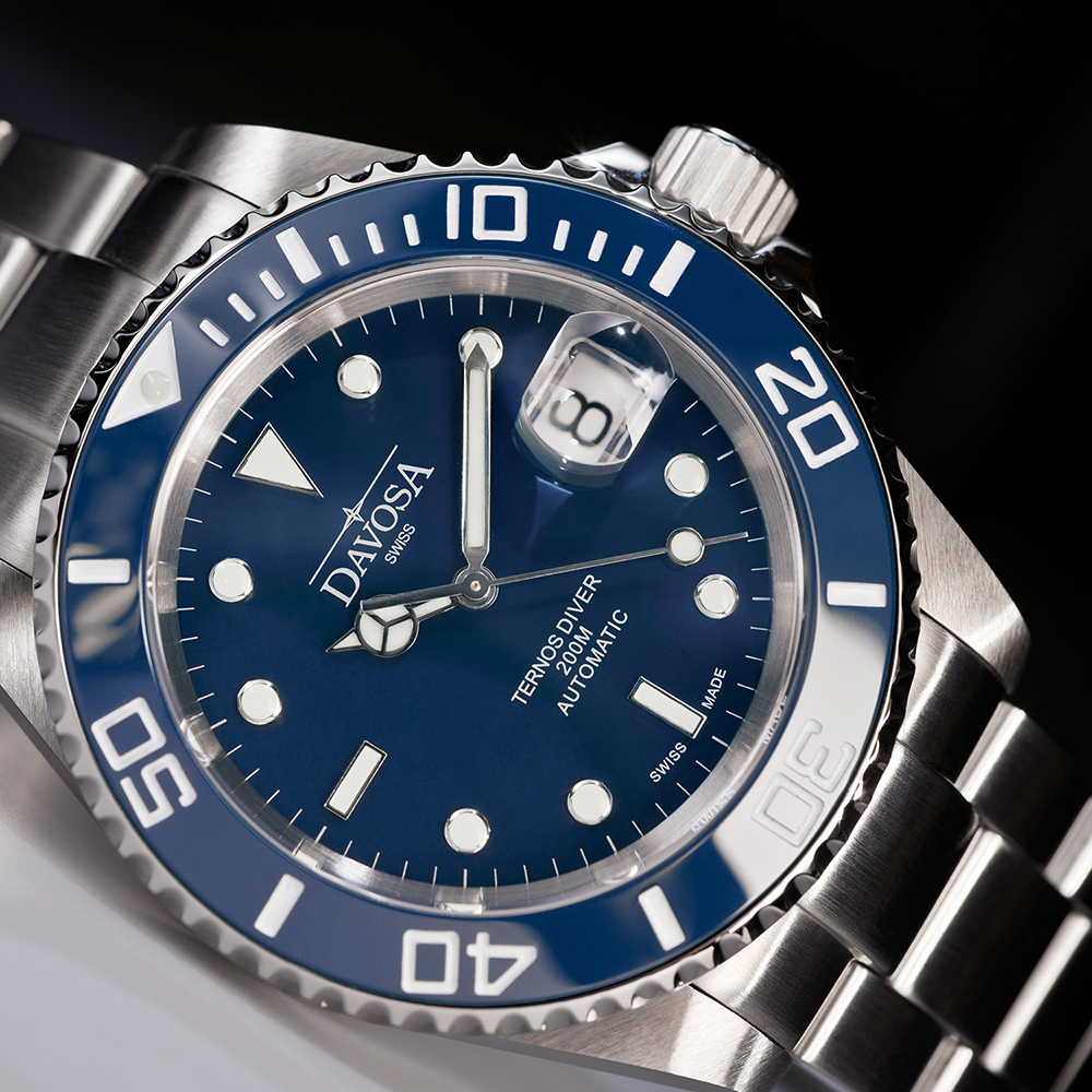 Davosa 161.555.40 męski zegarek Diving bransoleta - miniatura 3