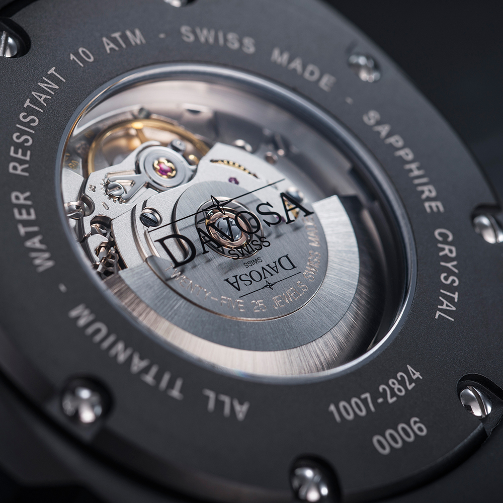 Davosa 161.562.55 TITANIUM zegarek klasyczny Performance - miniatura 4