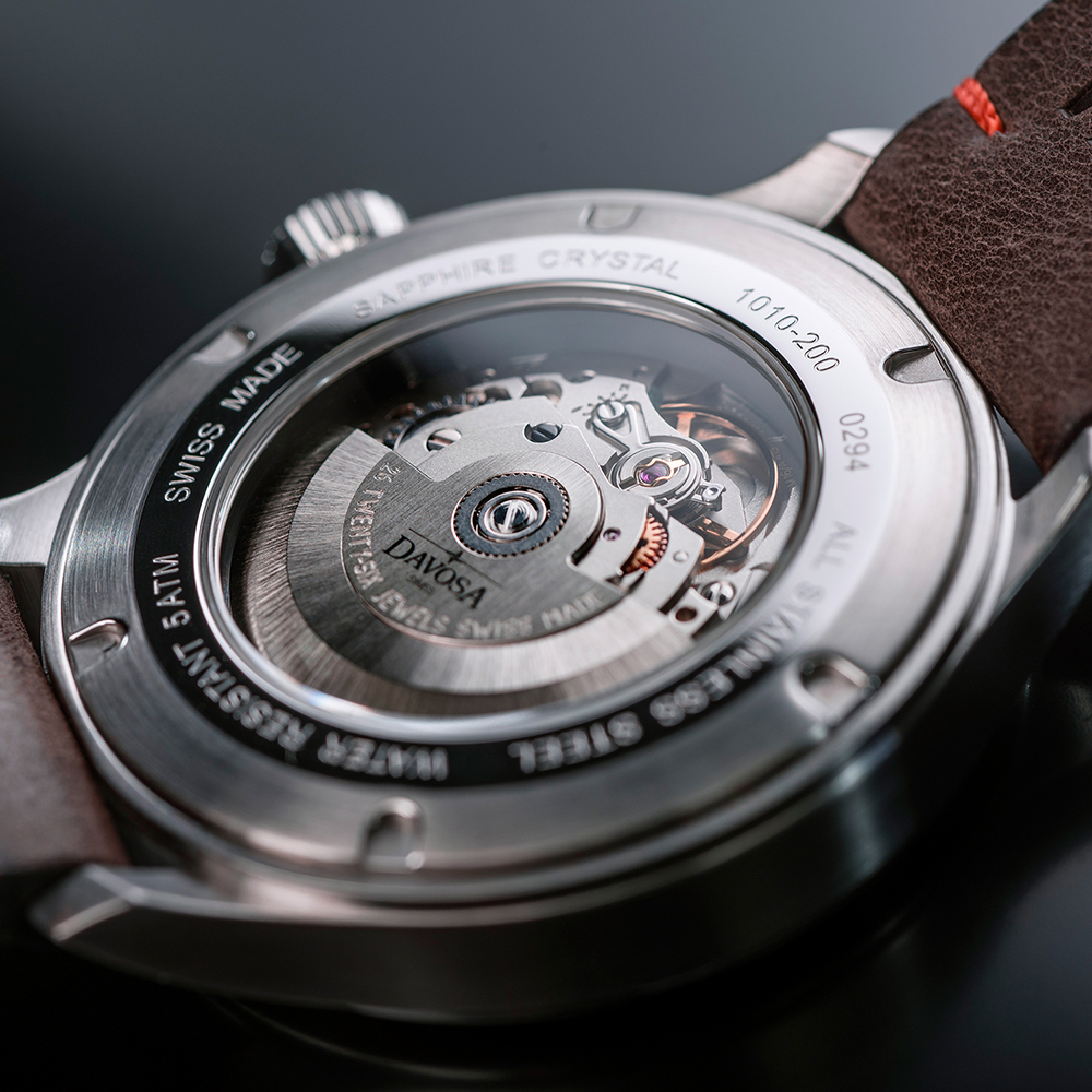 Davosa 161.565.56 męski zegarek Pilot pasek - miniatura 3