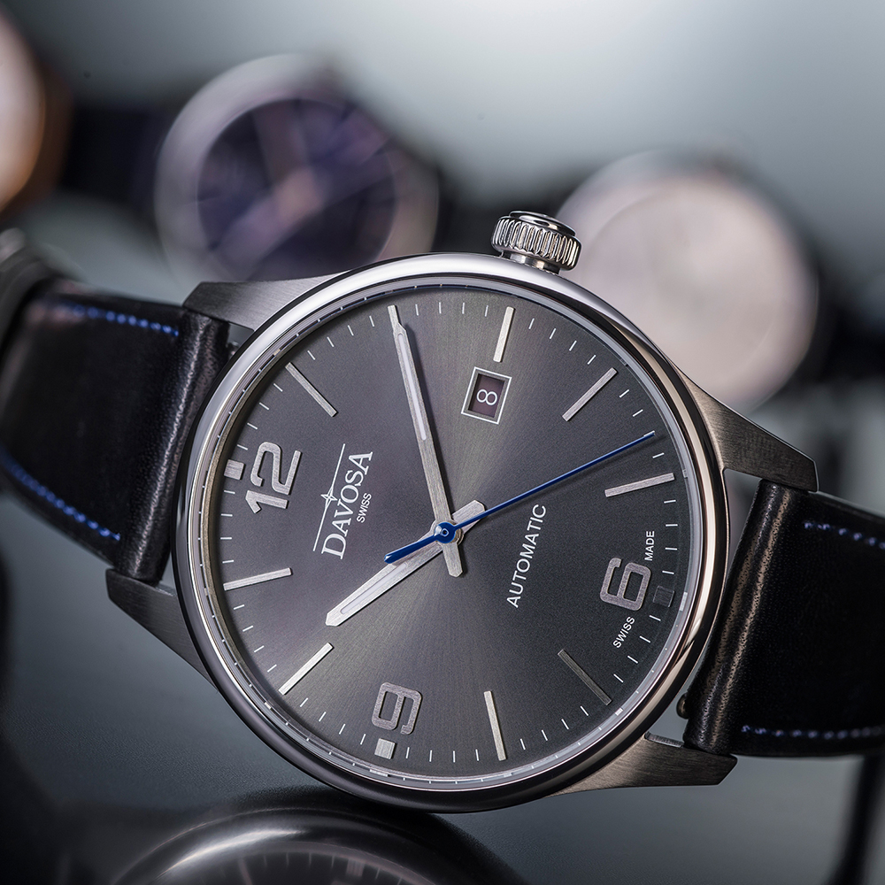 zegarek Davosa 161.566.94 automatyczny męski Executive GENTLEMAN - miniatura 6