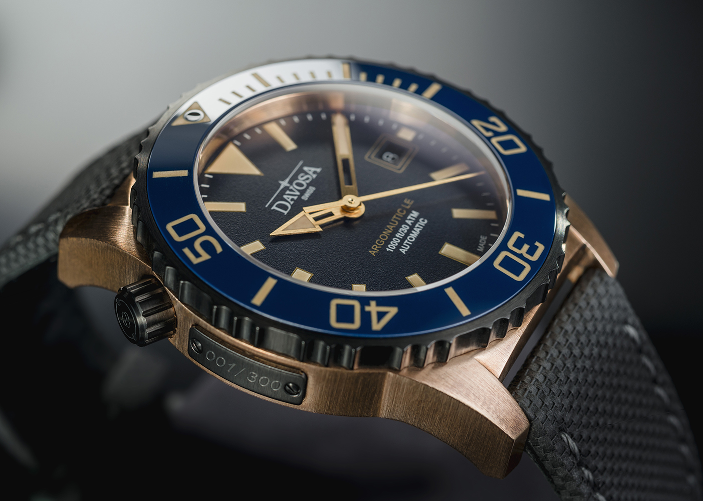 Davosa 161.581.45 męski zegarek Diving pasek - miniatura 3