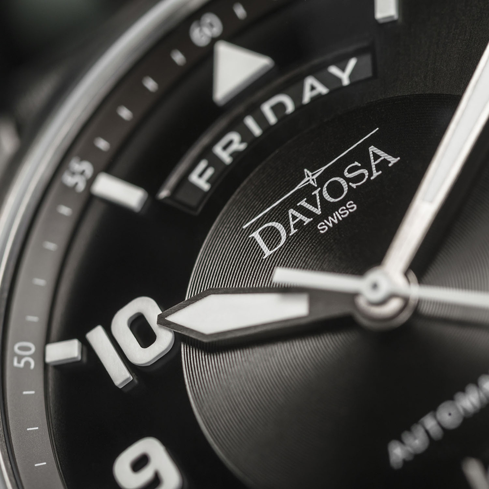 Davosa 161.585.55 męski zegarek Pilot pasek - miniatura 3