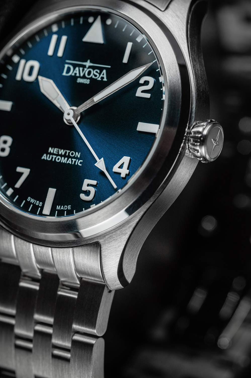 zegarek Davosa 16153040 srebrny Pilot - miniatura 3