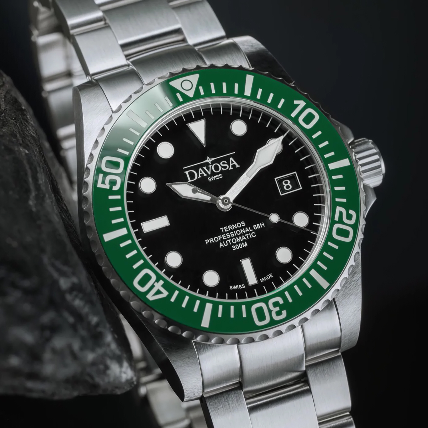 zegarek Davosa 16153870 TERNOS PROFESSIONAL 68H Diving szafirowe - miniatura 3