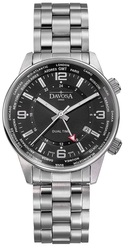 Davosa 163.480.55 Executive VIREO DUAL TIME - zdjęcie 1