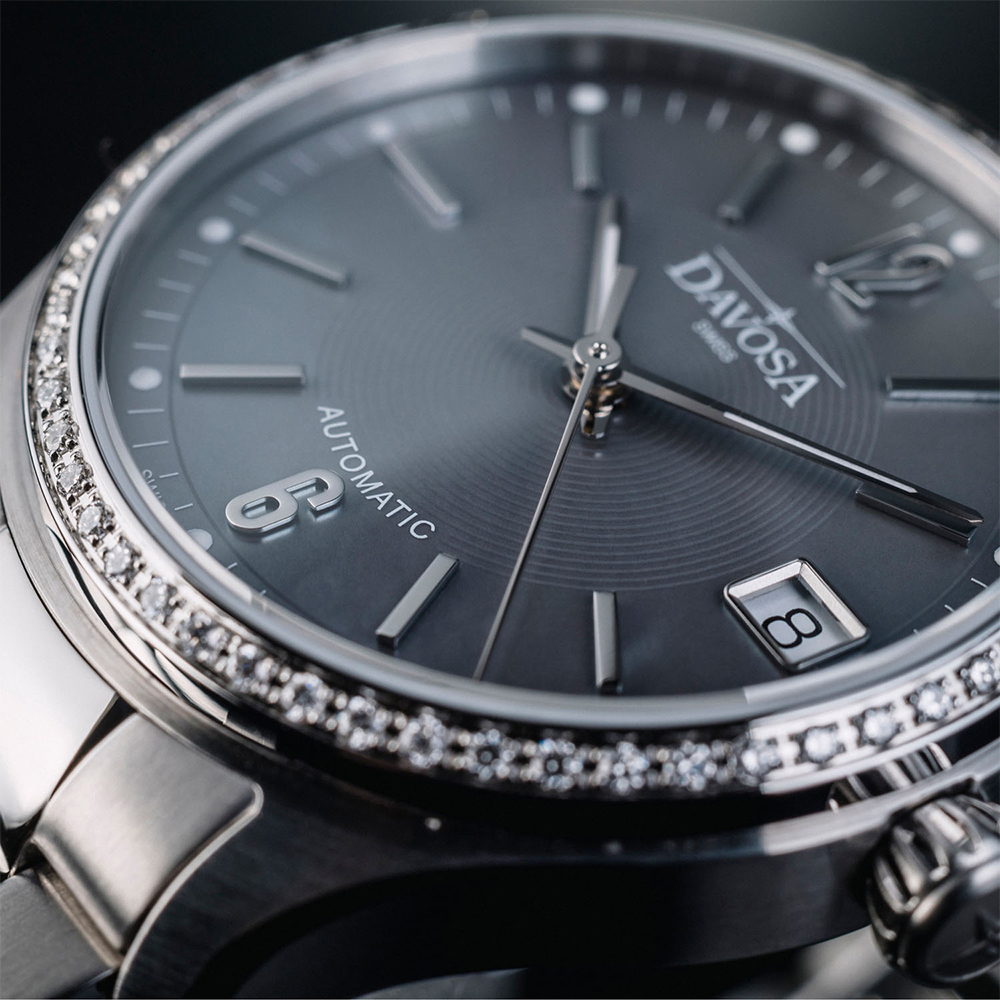 zegarek Davosa 166.191.50 automatyczny damski Ladies NEWTON DIAMOND - miniatura 6